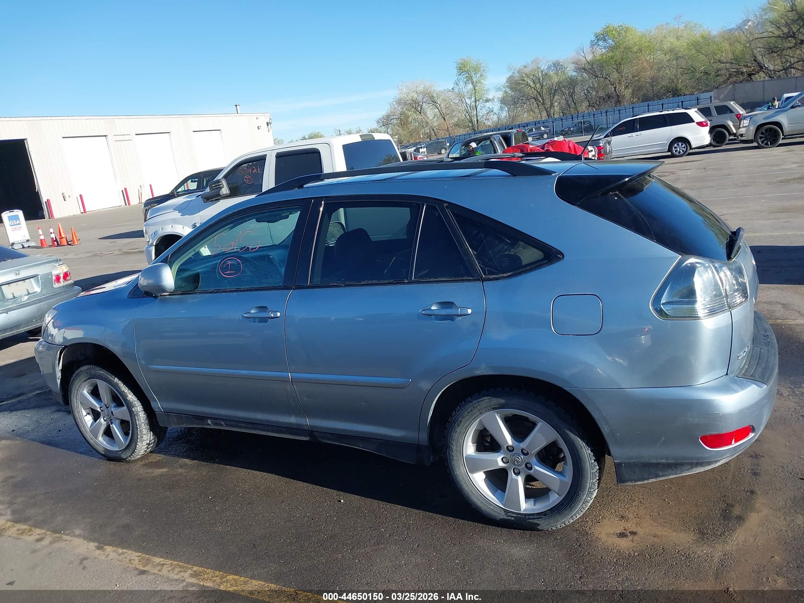 2004 Lexus Rx 330   Light Blue vin: JTJHA31U540049944