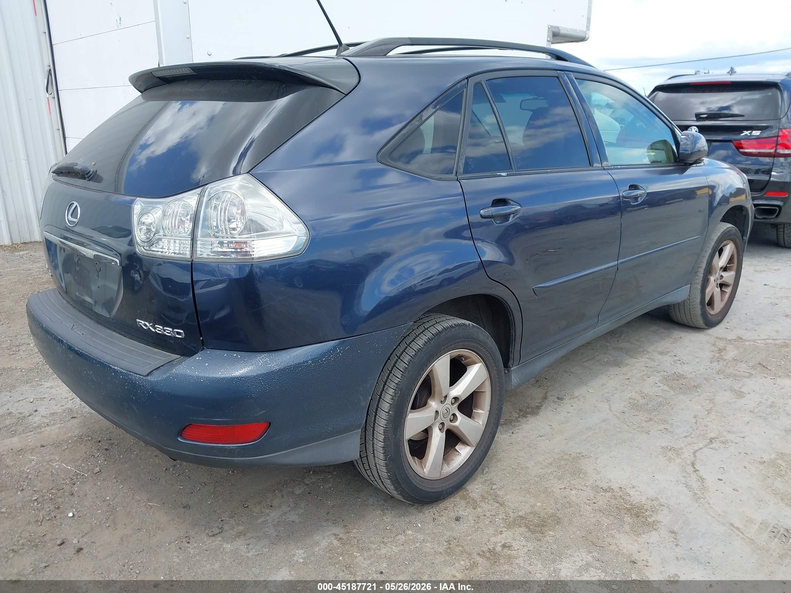 2006 Lexus Rx 330   Dark Blue vin: JTJHA31U560100538