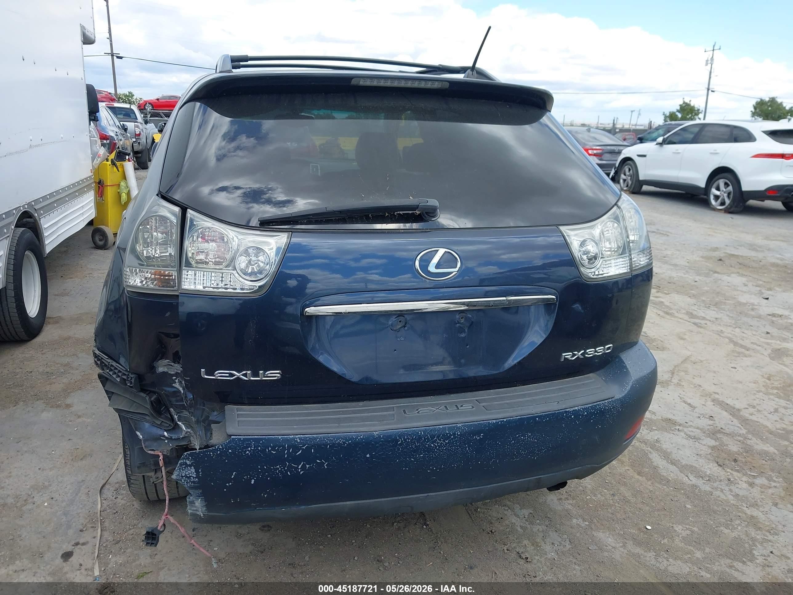 2006 Lexus Rx 330   Dark Blue vin: JTJHA31U560100538