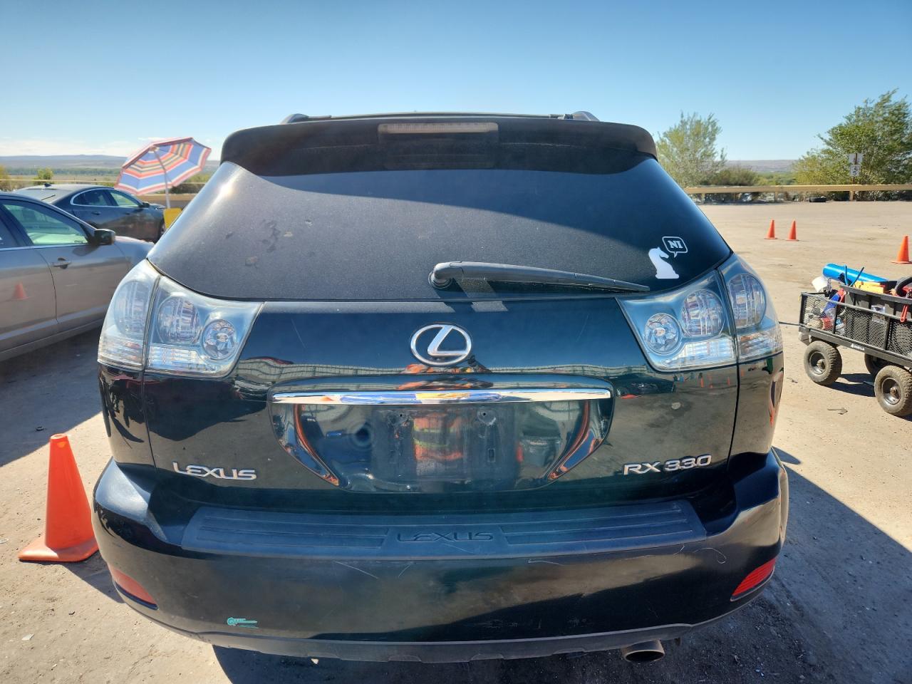 2004 Lexus Rx 330 Black vin: JTJHA31U640070575