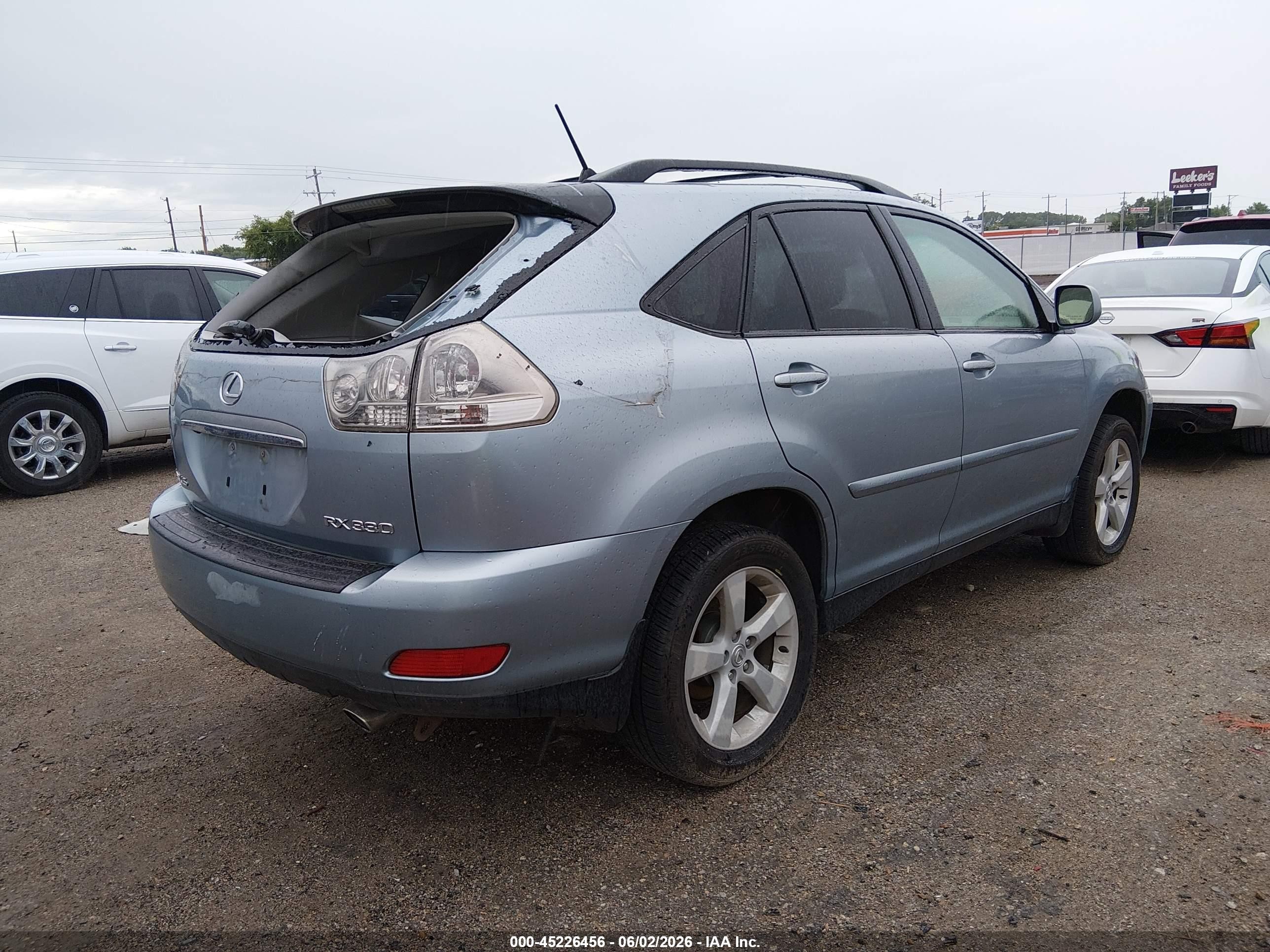2005 Lexus Rx 330   Blue vin: JTJHA31U650082954