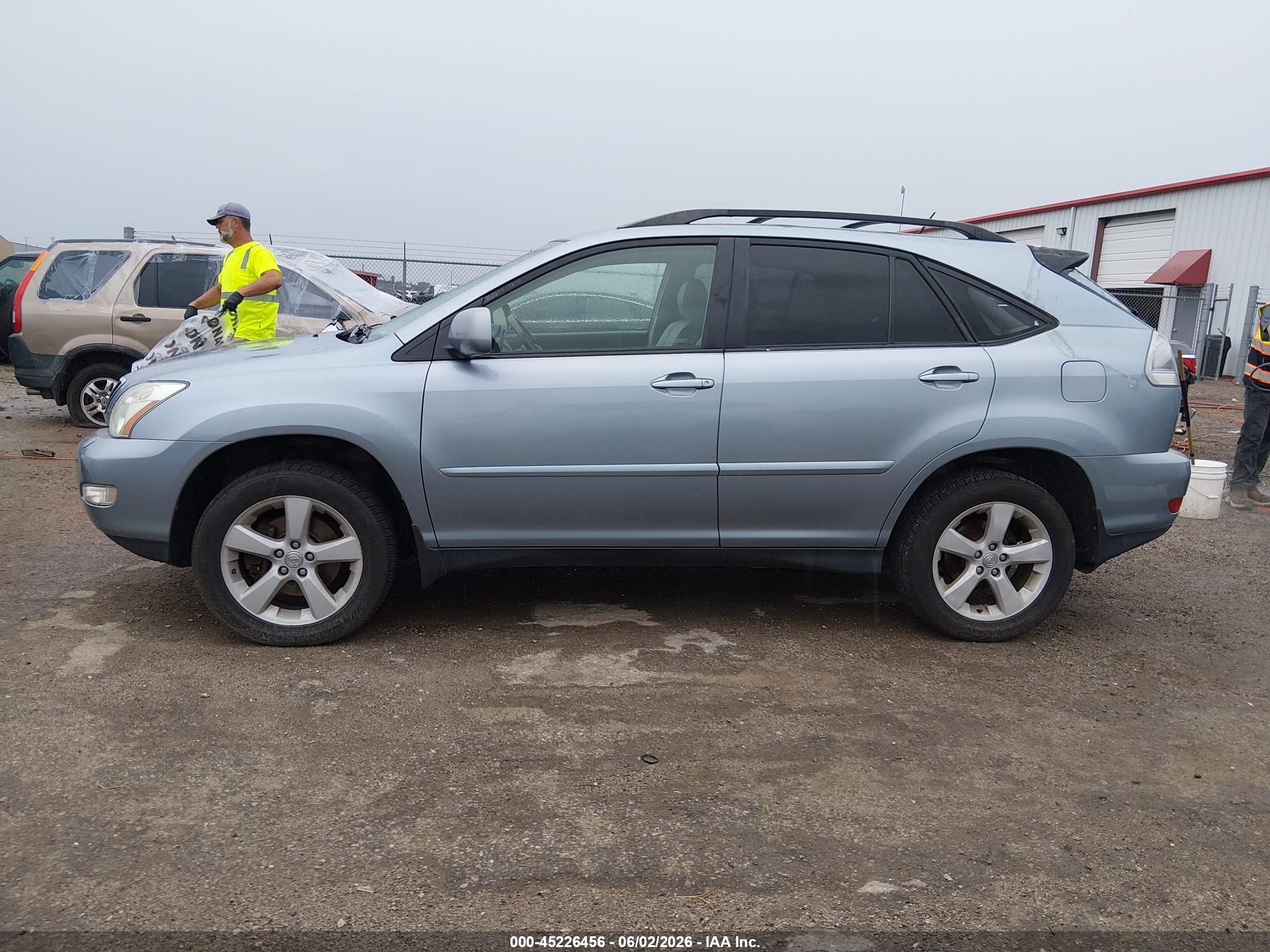 2005 Lexus Rx 330   Blue vin: JTJHA31U650082954
