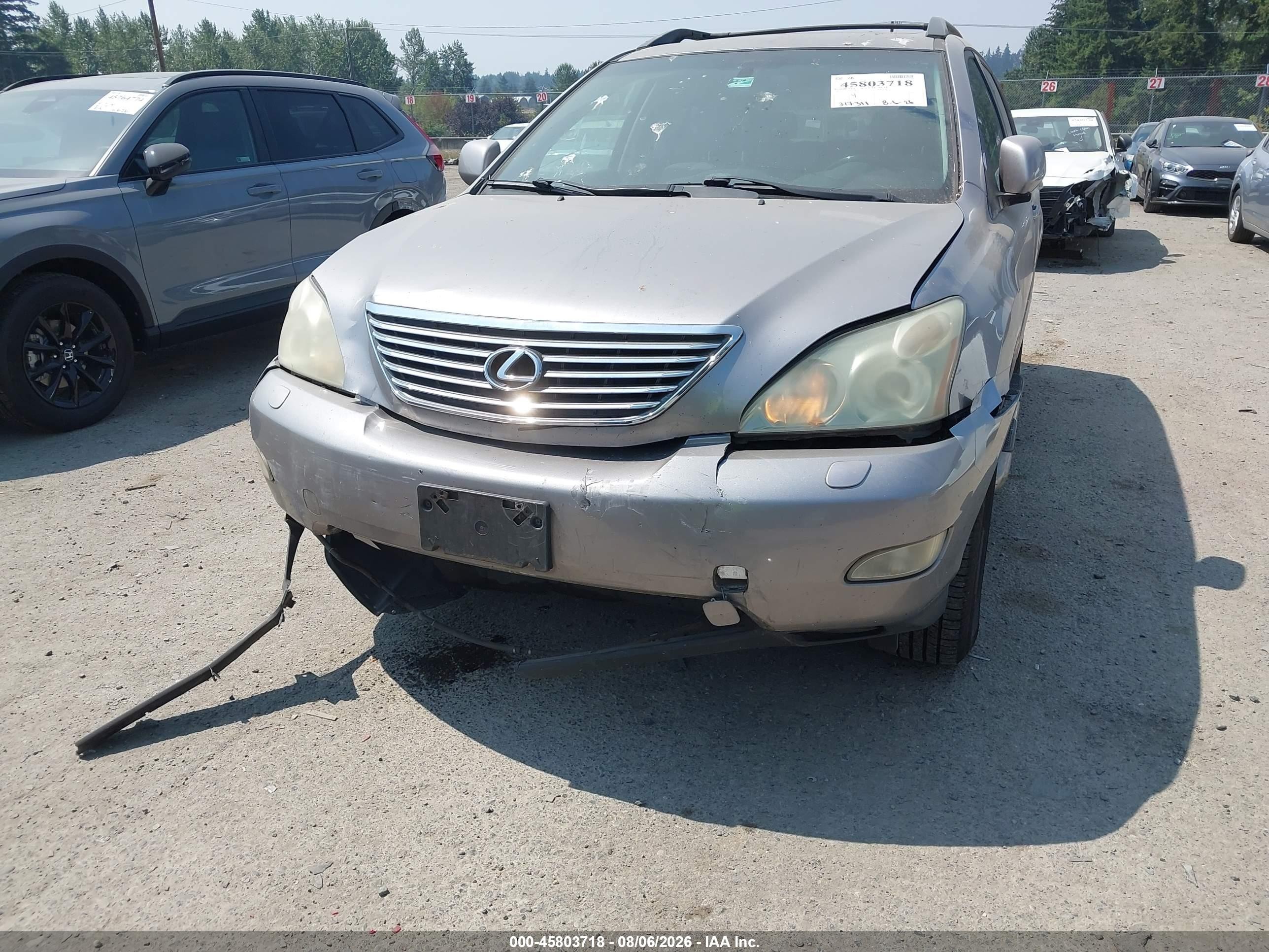2005 Lexus Rx 330   Silver vin: JTJHA31U650091606