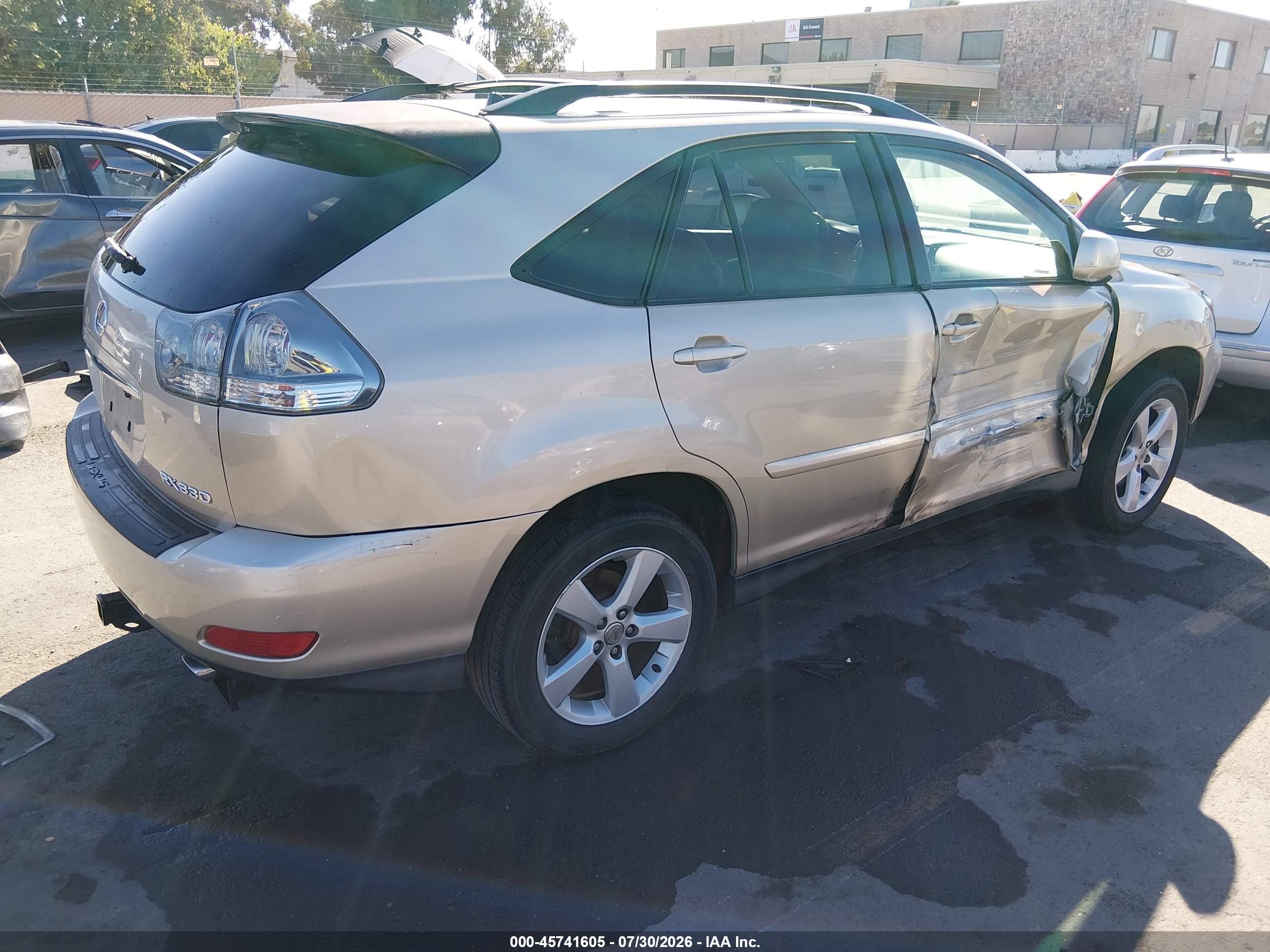 2004 Lexus Rx 330   Champagne vin: JTJHA31U740054899