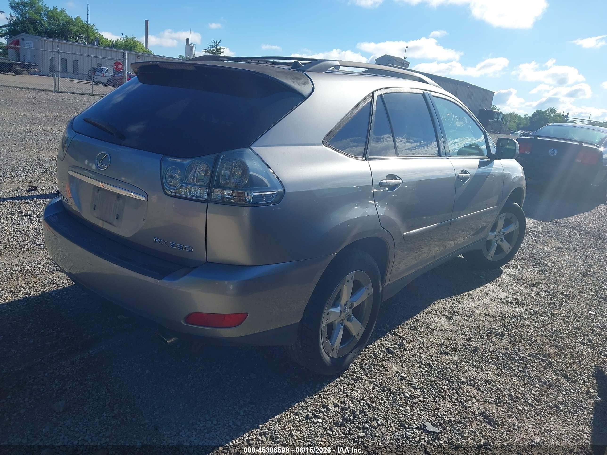 2005 Lexus Rx 330   Silver vin: JTJHA31U750095874