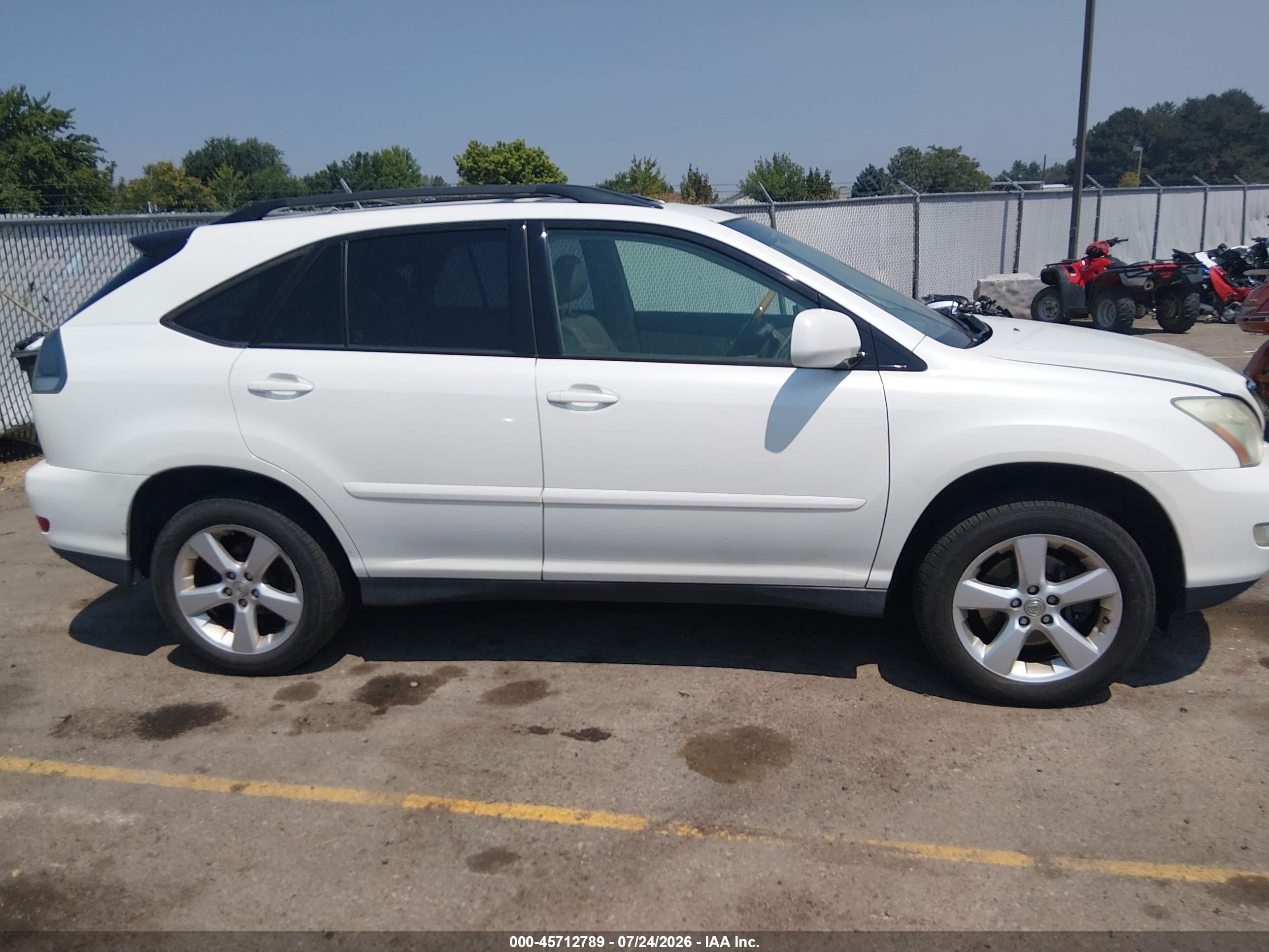 2006 Lexus Rx 330   White vin: JTJHA31U760104770