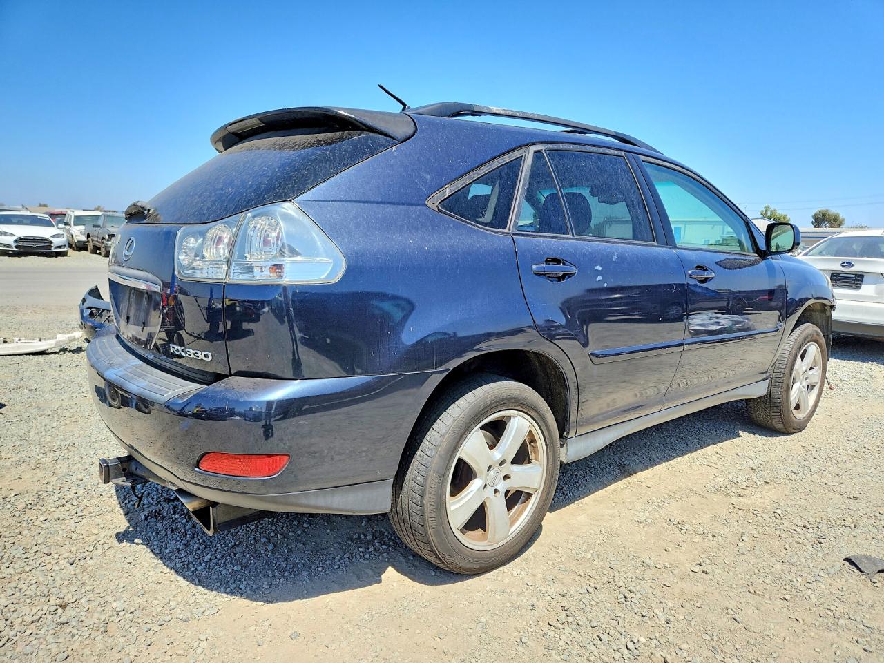 2006 Lexus Rx 330 Blue vin: JTJHA31U760106017