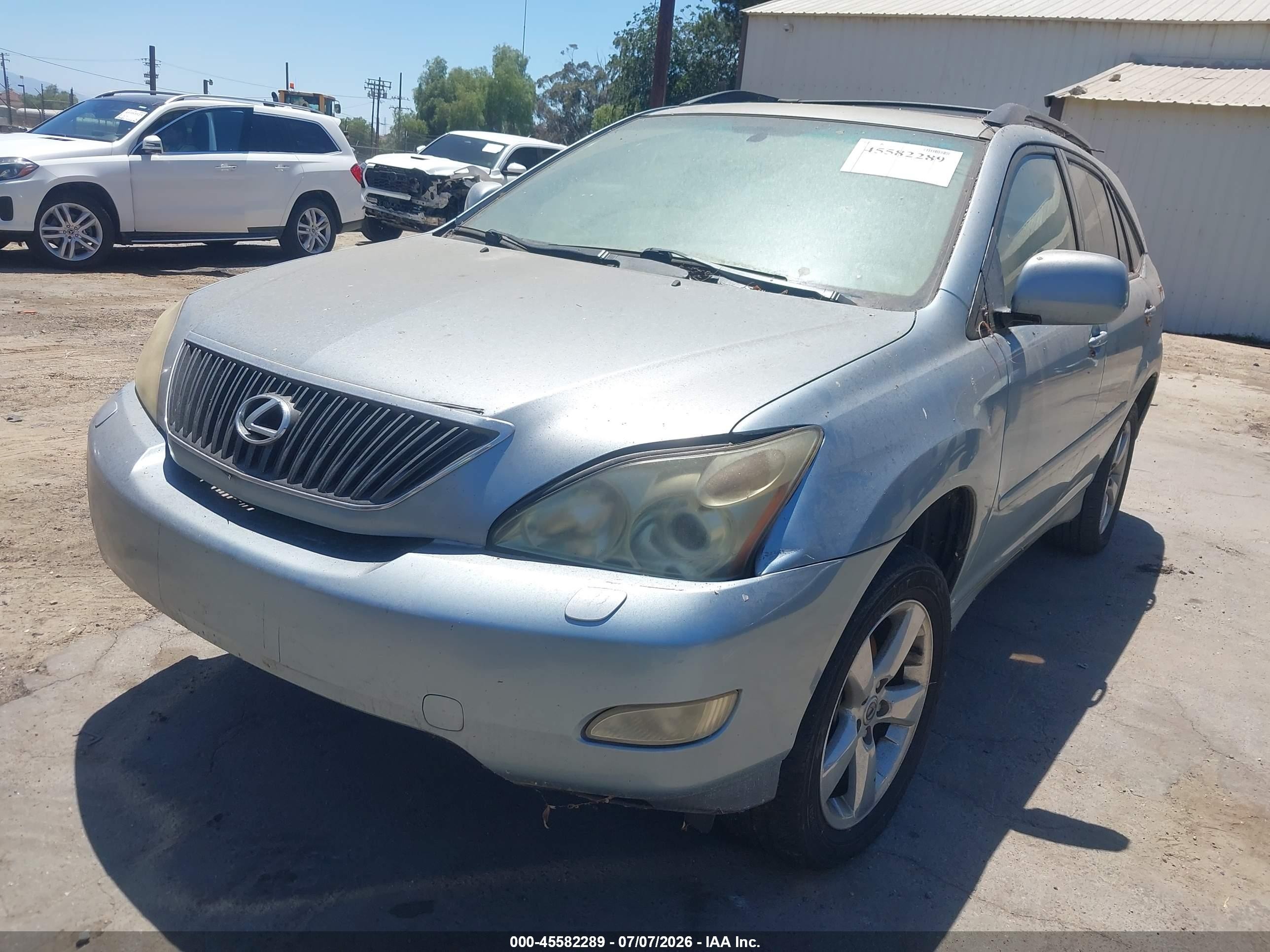 2004 Lexus Rx 330   Blue vin: JTJHA31U840073641
