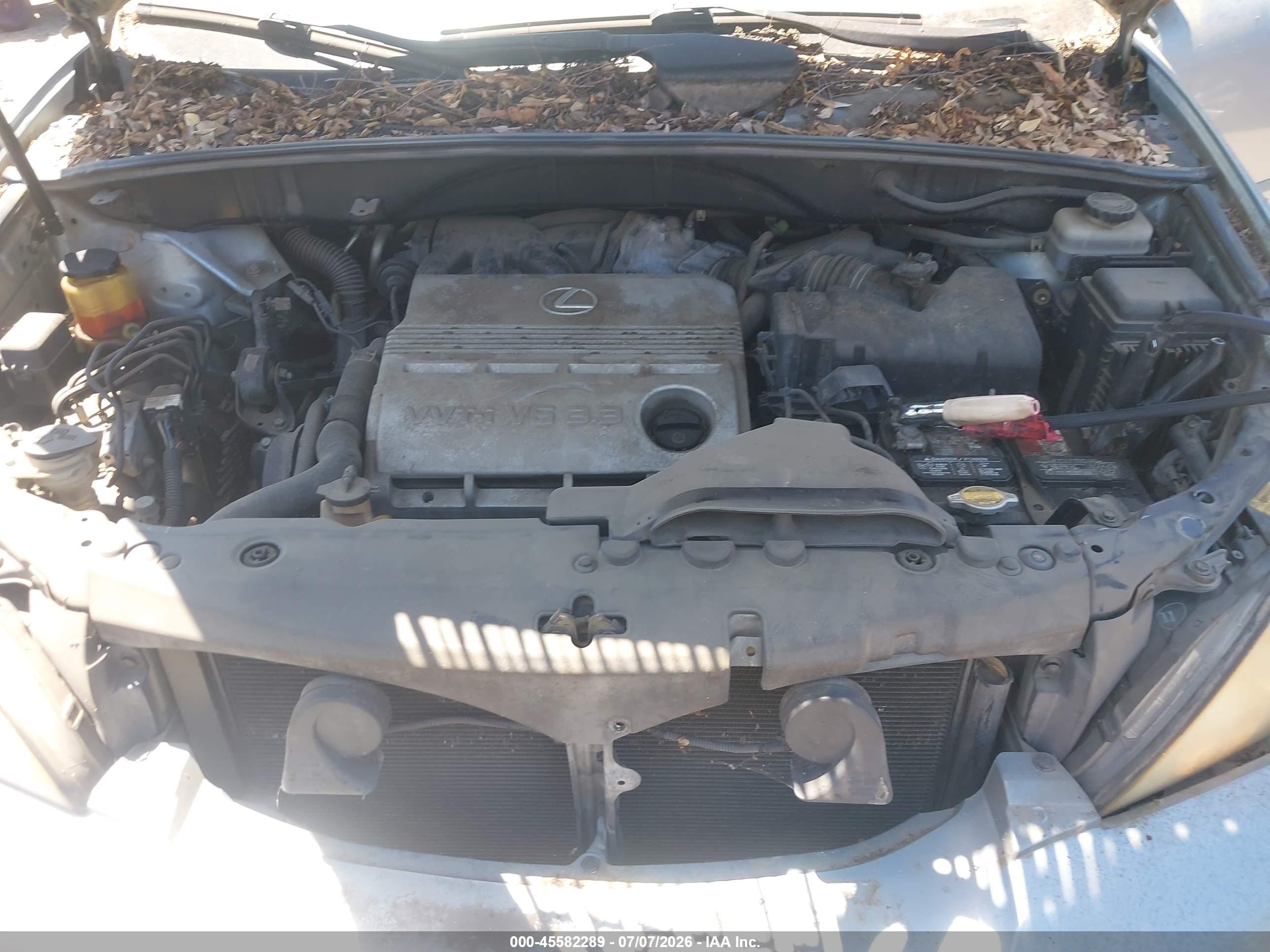 2004 Lexus Rx 330   Blue vin: JTJHA31U840073641