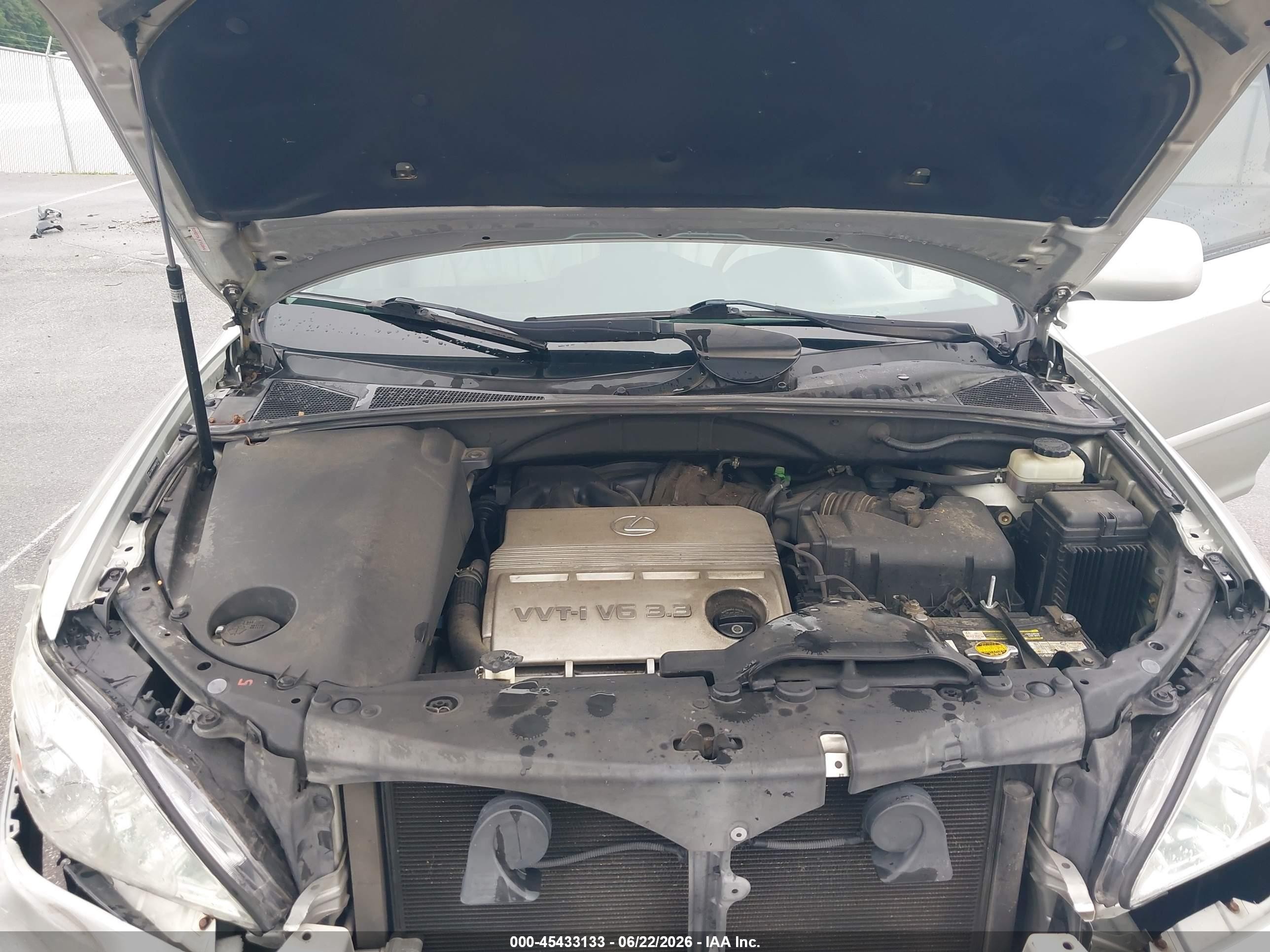2004 Lexus Rx 330   Silver vin: JTJHA31U940047159