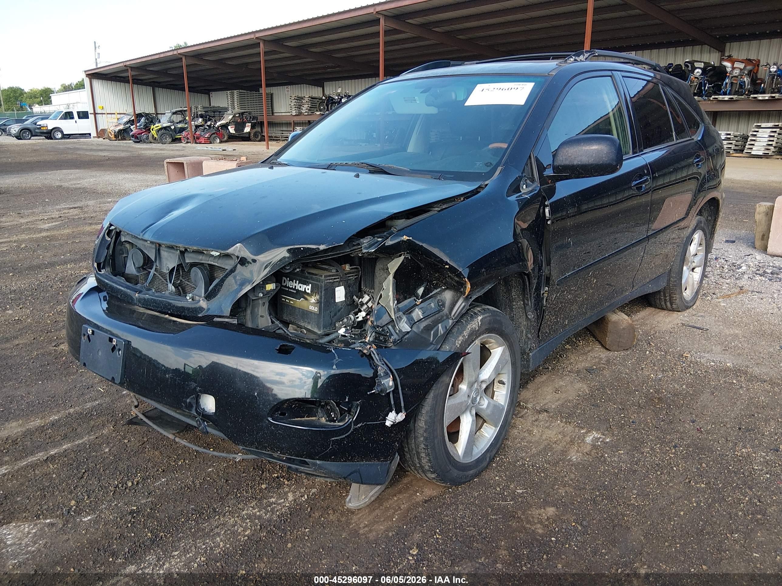 2004 Lexus Rx 330   Black vin: JTJHA31UX40009360