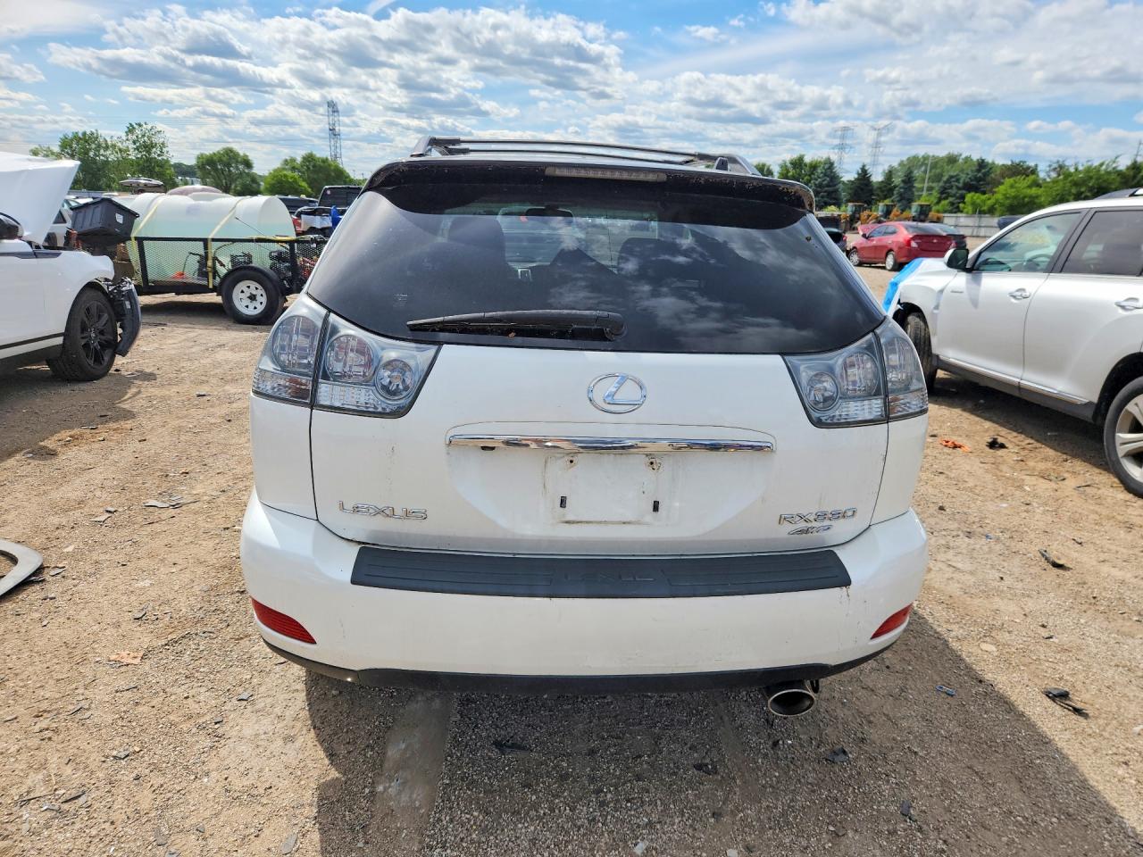 2004 Lexus Rx 330 White vin: JTJHA31UX40026174