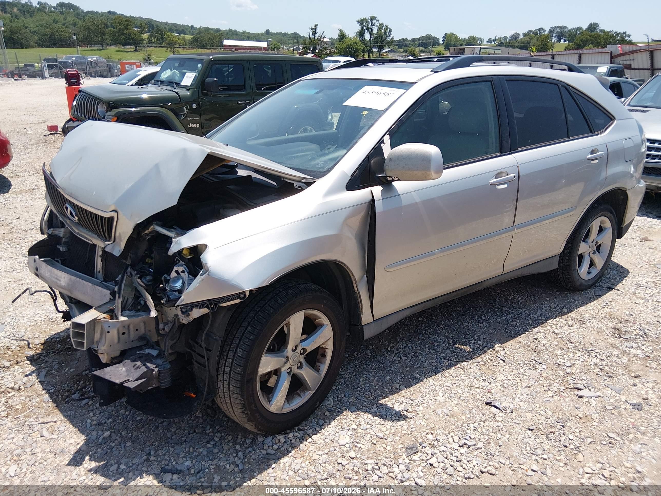 2004 Lexus Rx 330   Silver vin: JTJHA31UX40033092