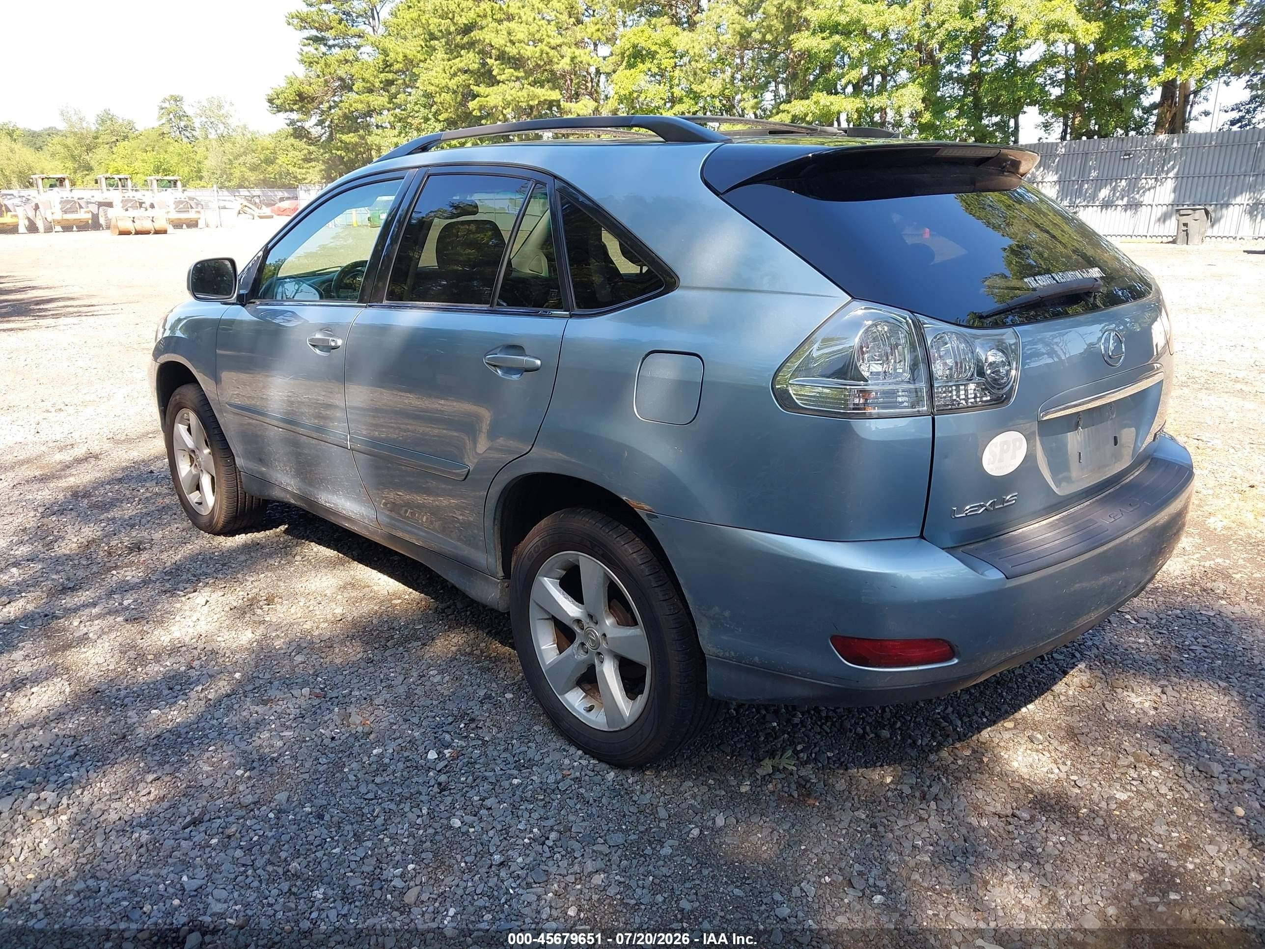 2004 Lexus Rx 330   Blue vin: JTJHA31UX40050023