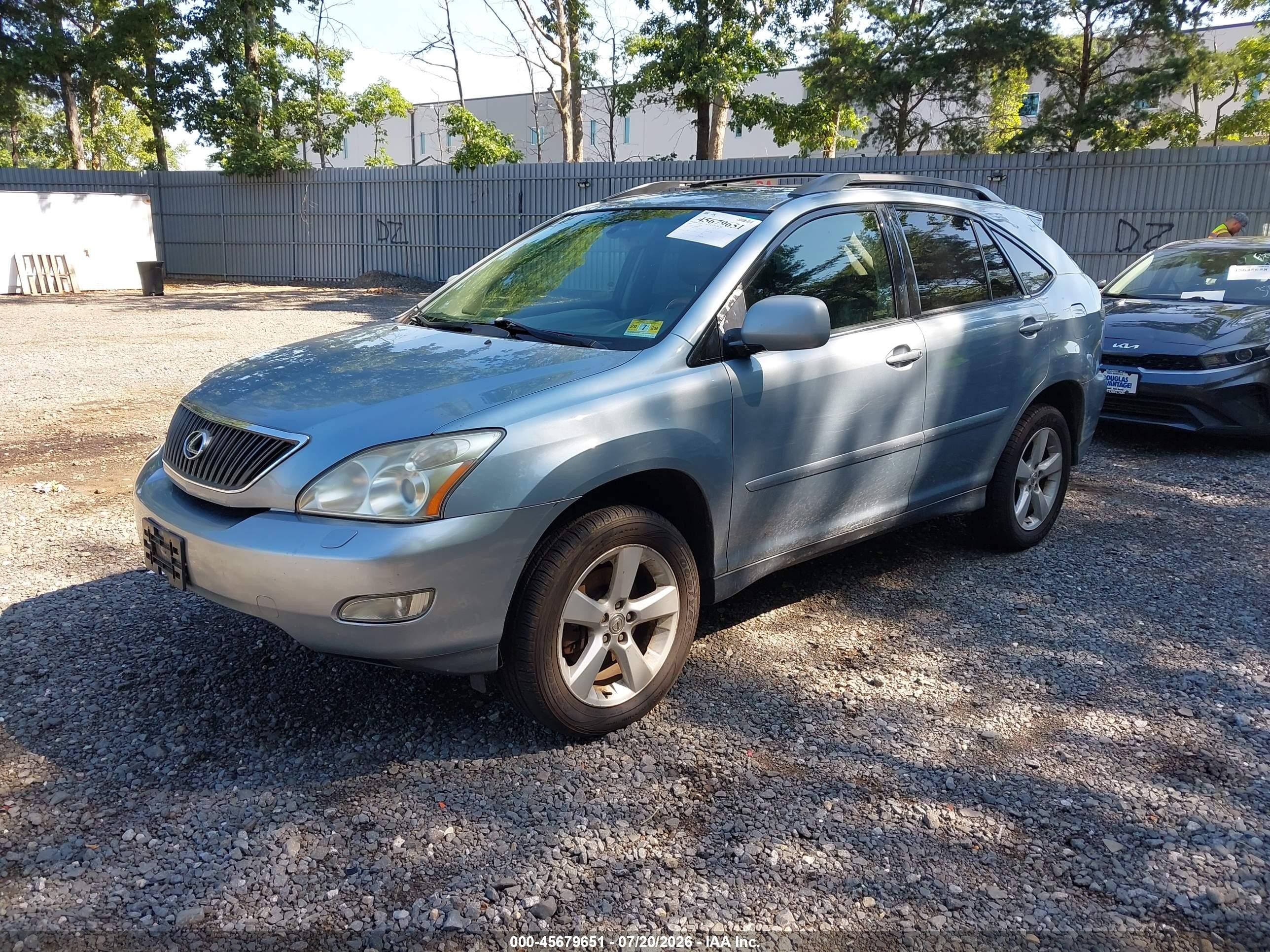 2004 Lexus Rx 330   Blue vin: JTJHA31UX40050023