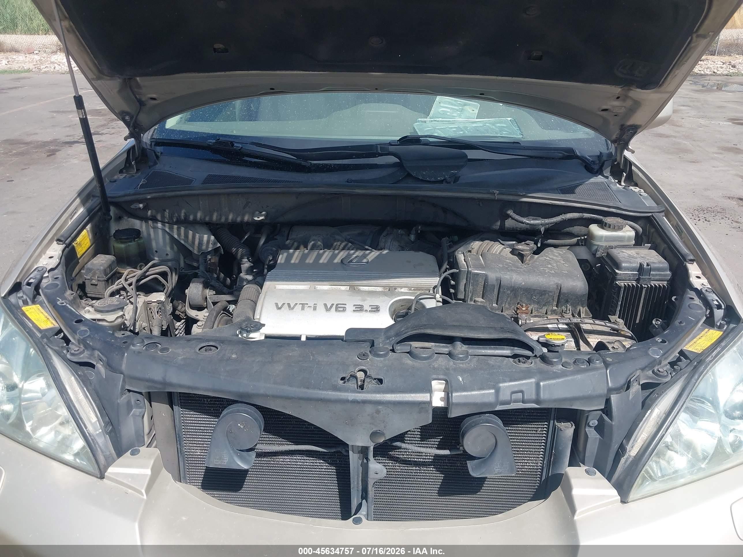 2004 Lexus Rx 330   Серебряный vin: JTJHA31UX40066271