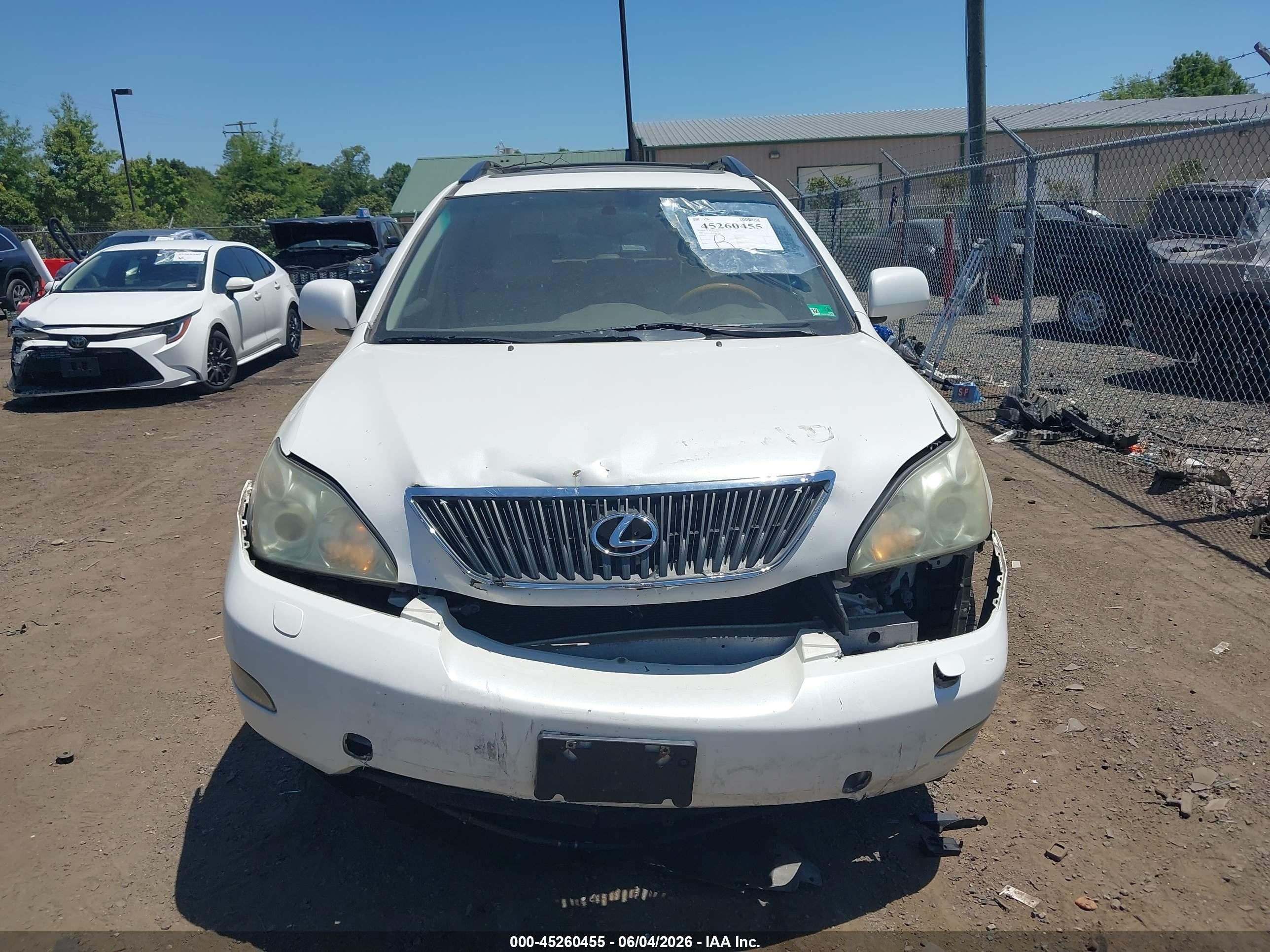 2005 Lexus Rx 330 White vin: JTJHA31UX50081208