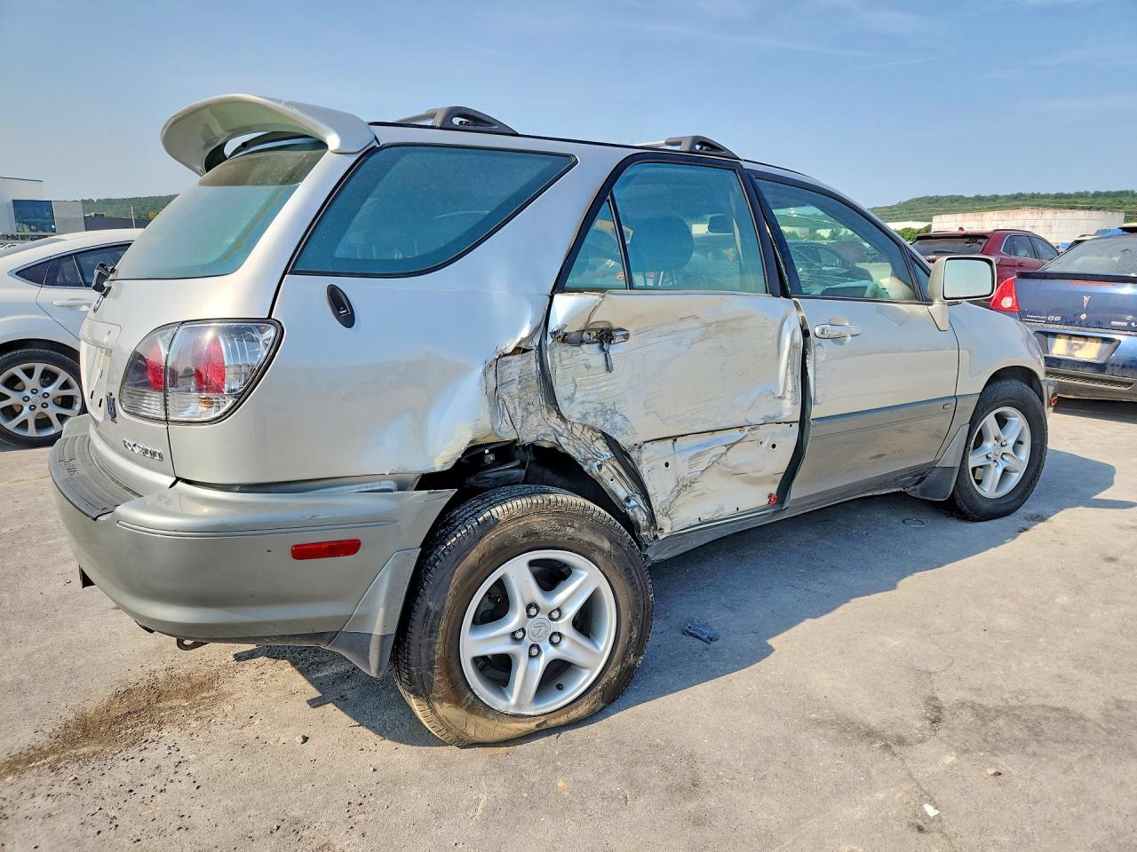 2002 Lexus Rx 300 Gray vin: JTJHF10U020237193