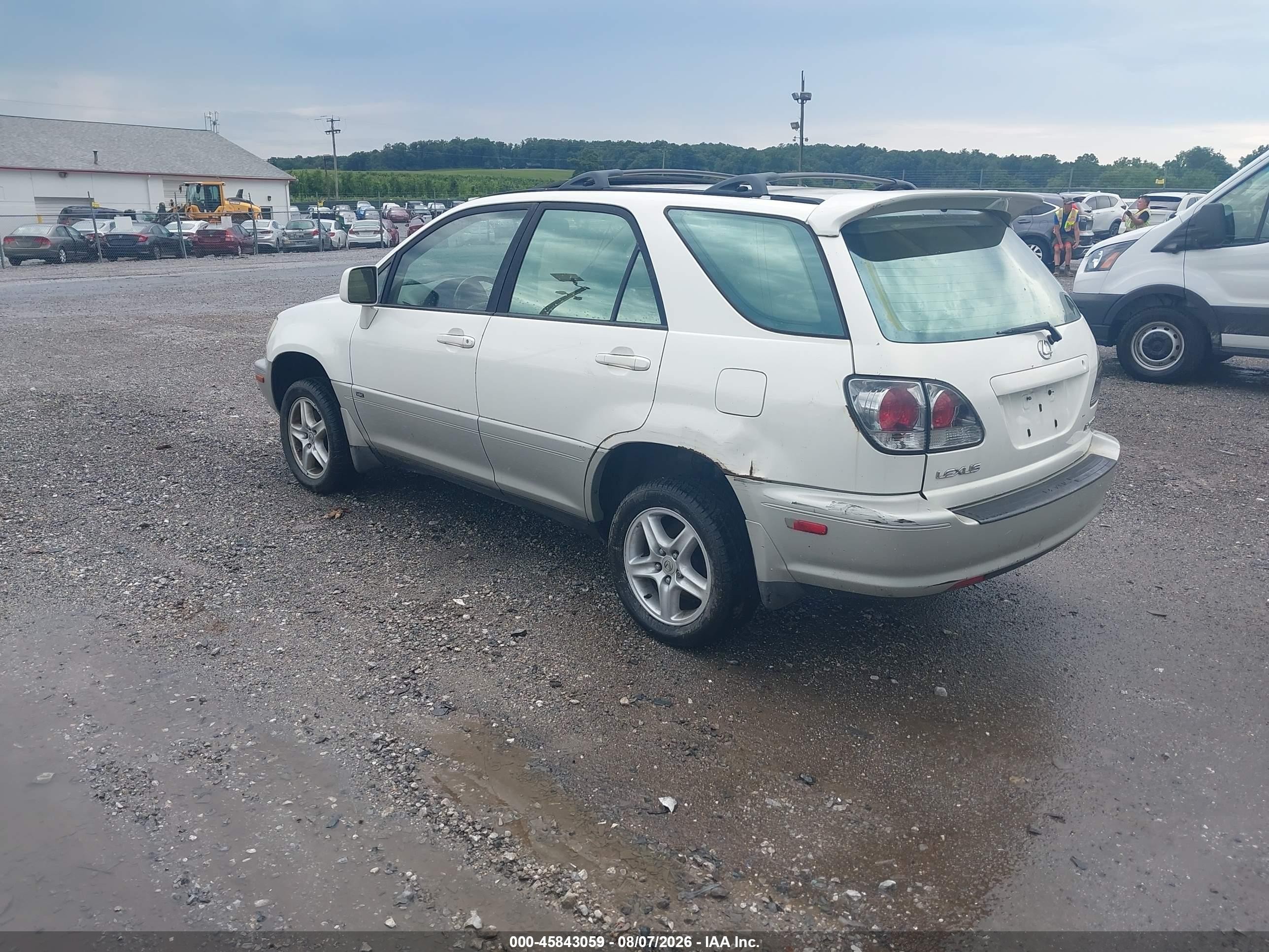 2002 Lexus Rx 300   White vin: JTJHF10U020282098