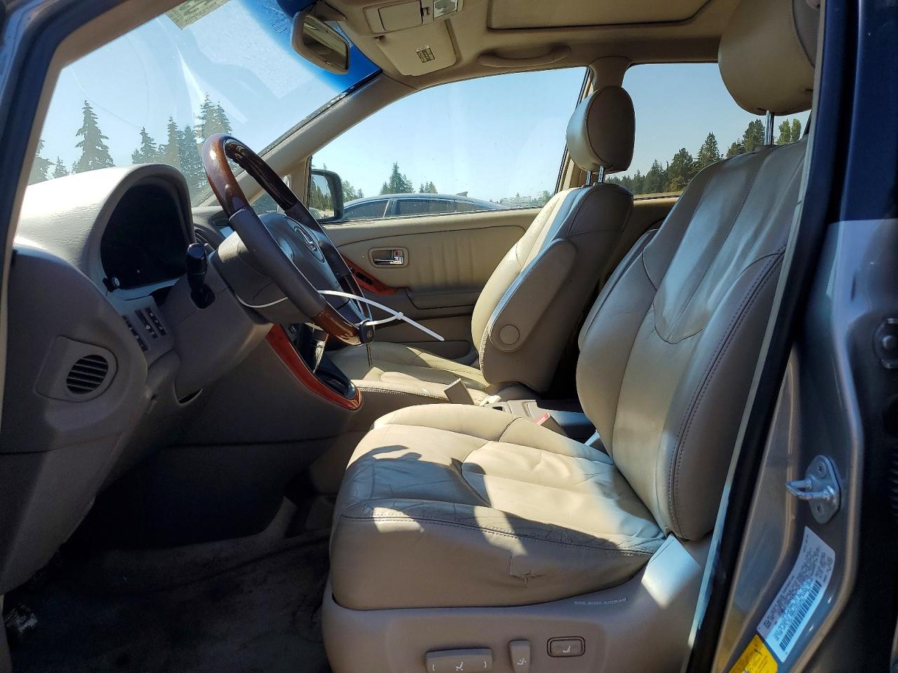 2002 Lexus Rx 300 Tan vin: JTJHF10U020290105