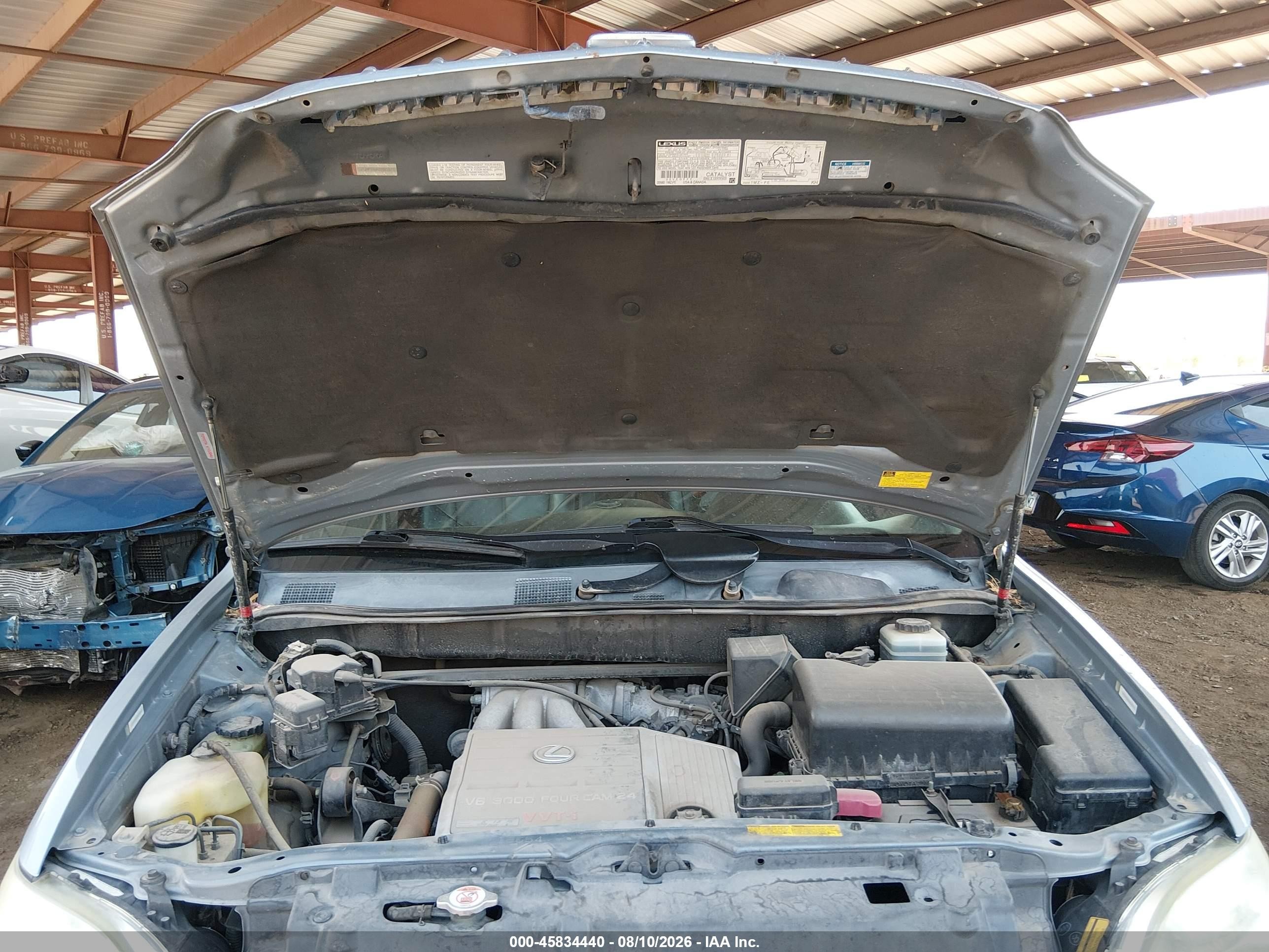 2003 Lexus Rx 300   Gray vin: JTJHF10U030301671