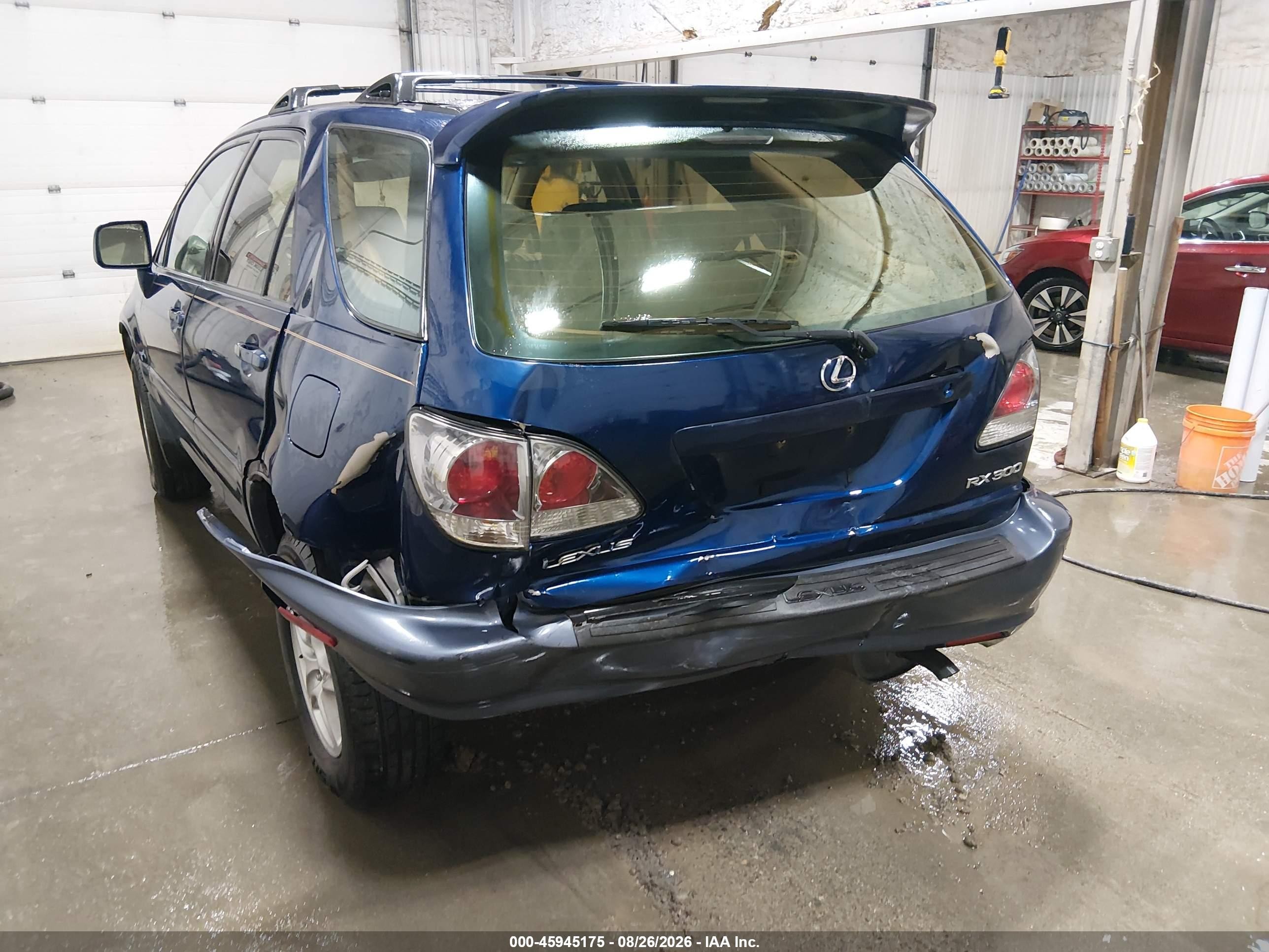 2001 Lexus Rx 300   Blue vin: JTJHF10U110191291