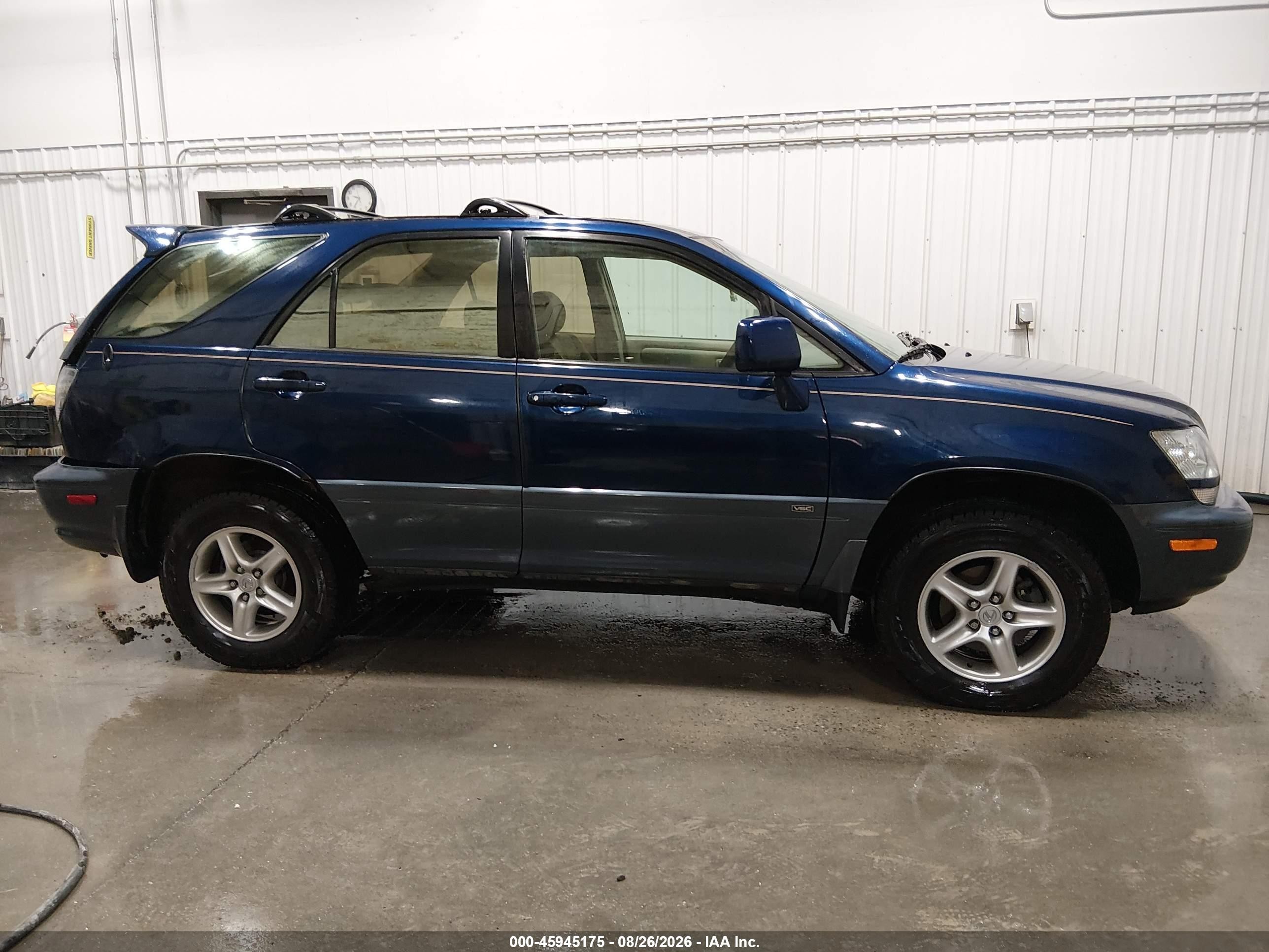 2001 Lexus Rx 300   Blue vin: JTJHF10U110191291