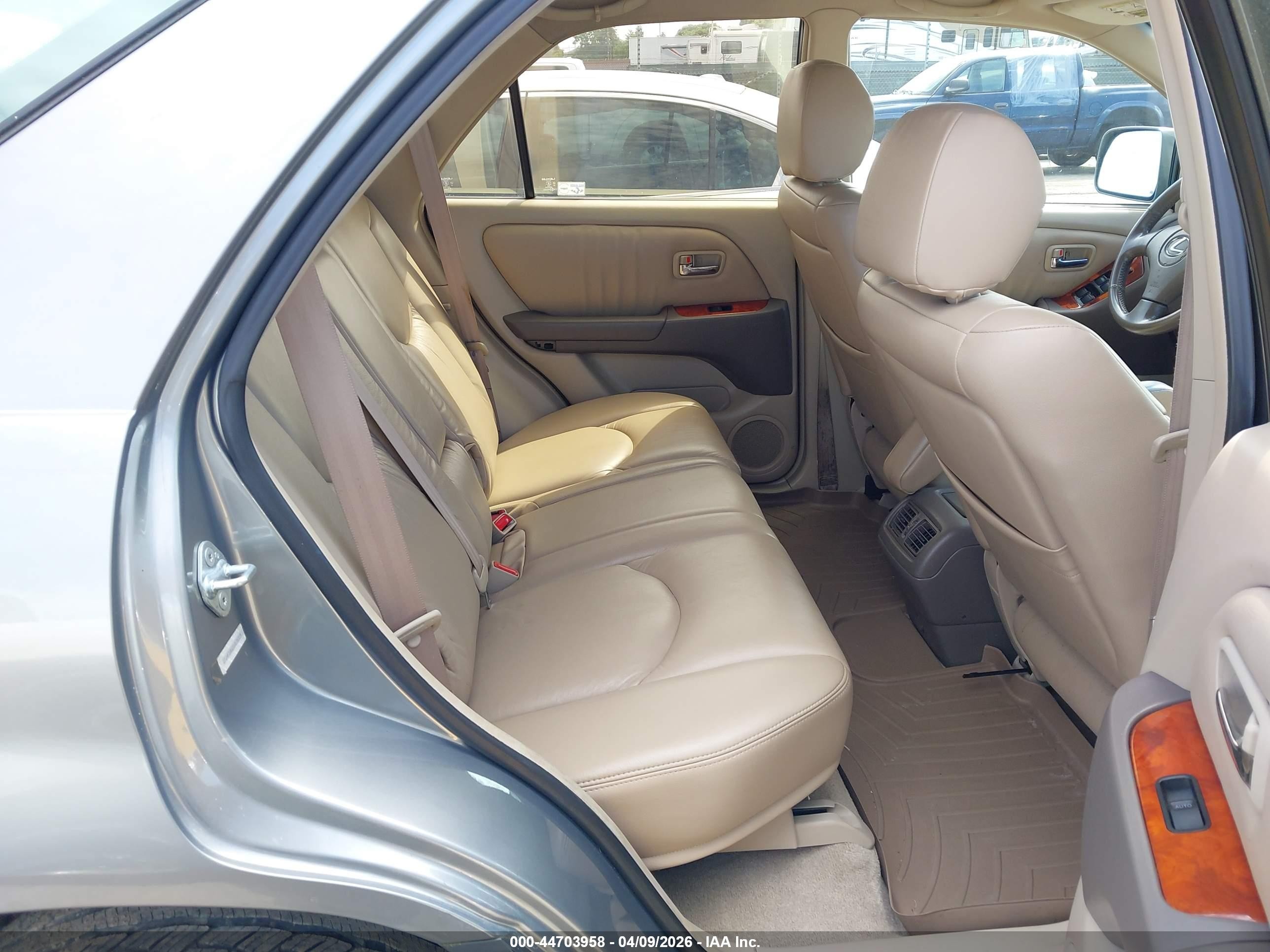2001 Lexus Rx 300   Gray vin: JTJHF10U210176315