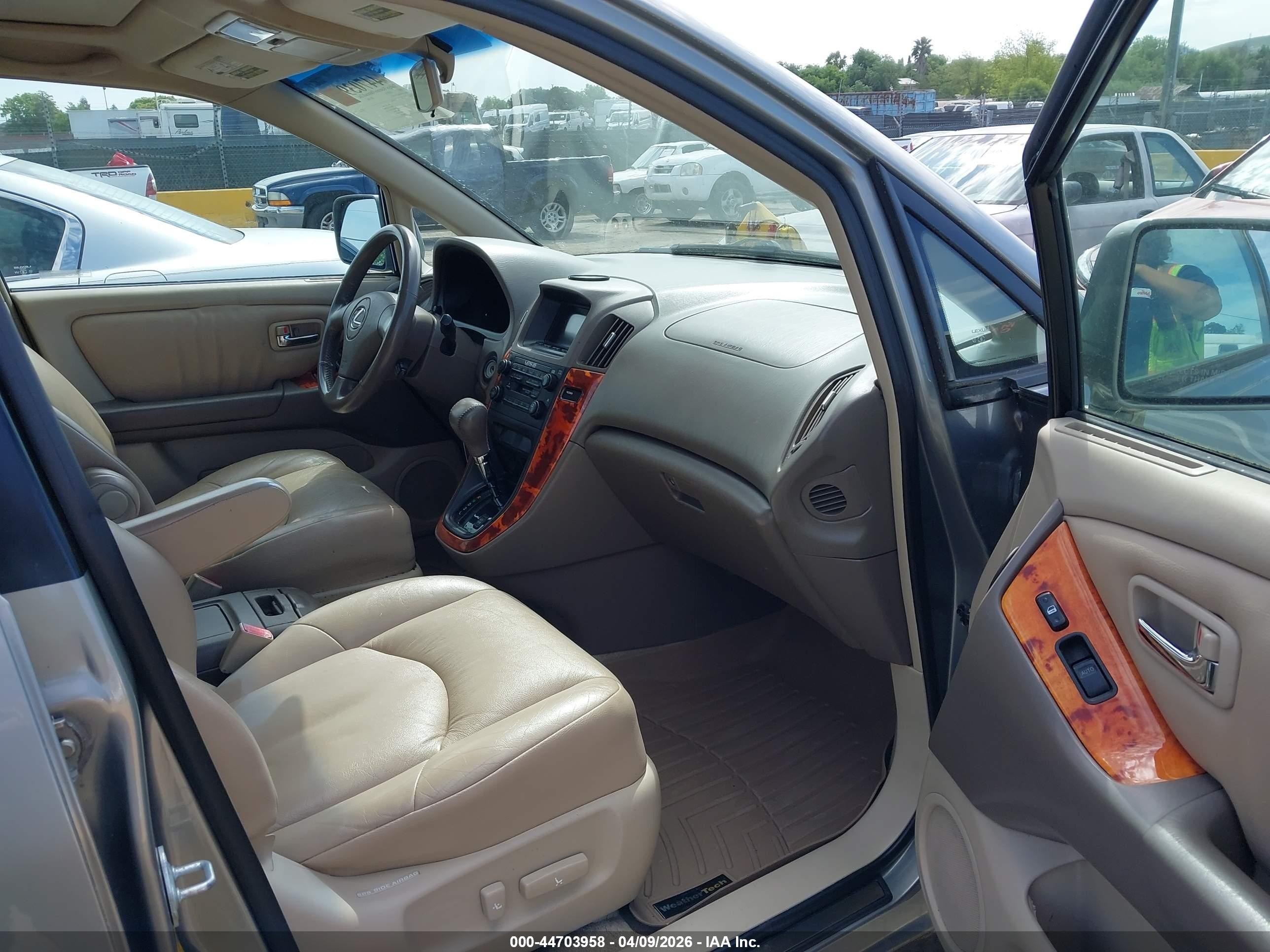 2001 Lexus Rx 300   Gray vin: JTJHF10U210176315