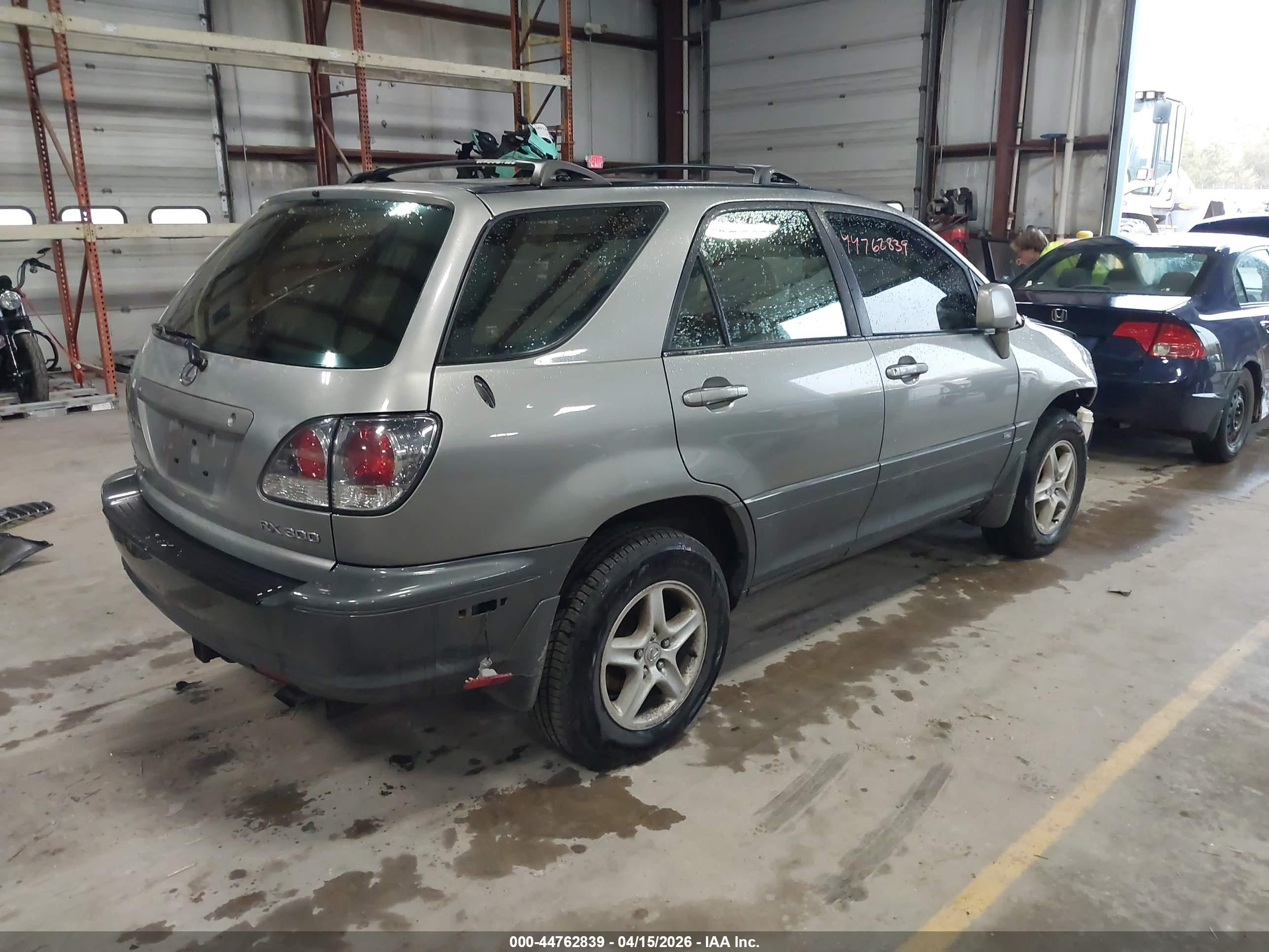 2001 Lexus Rx 300   Gray vin: JTJHF10U210233161