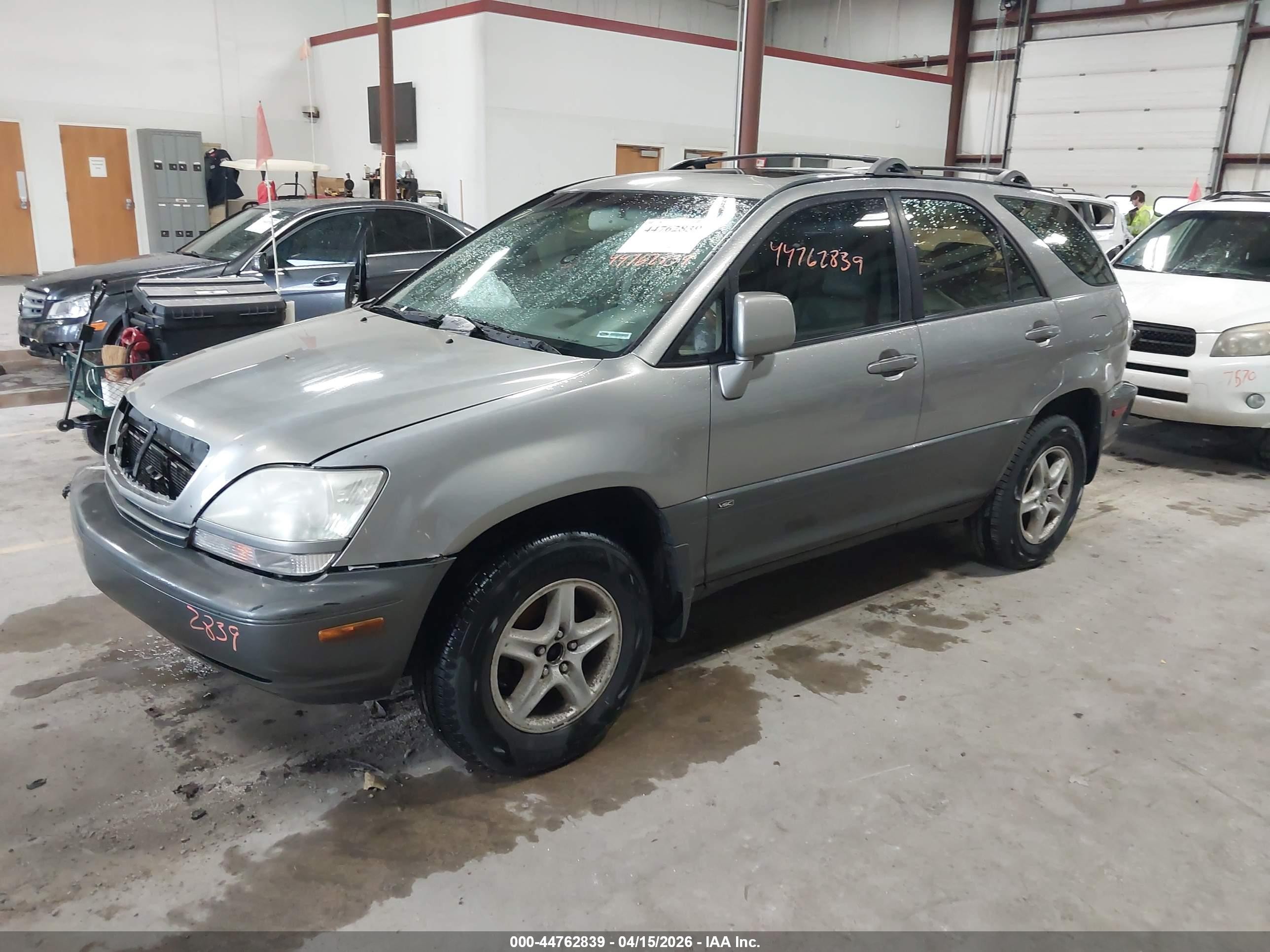 2001 Lexus Rx 300   Gray vin: JTJHF10U210233161