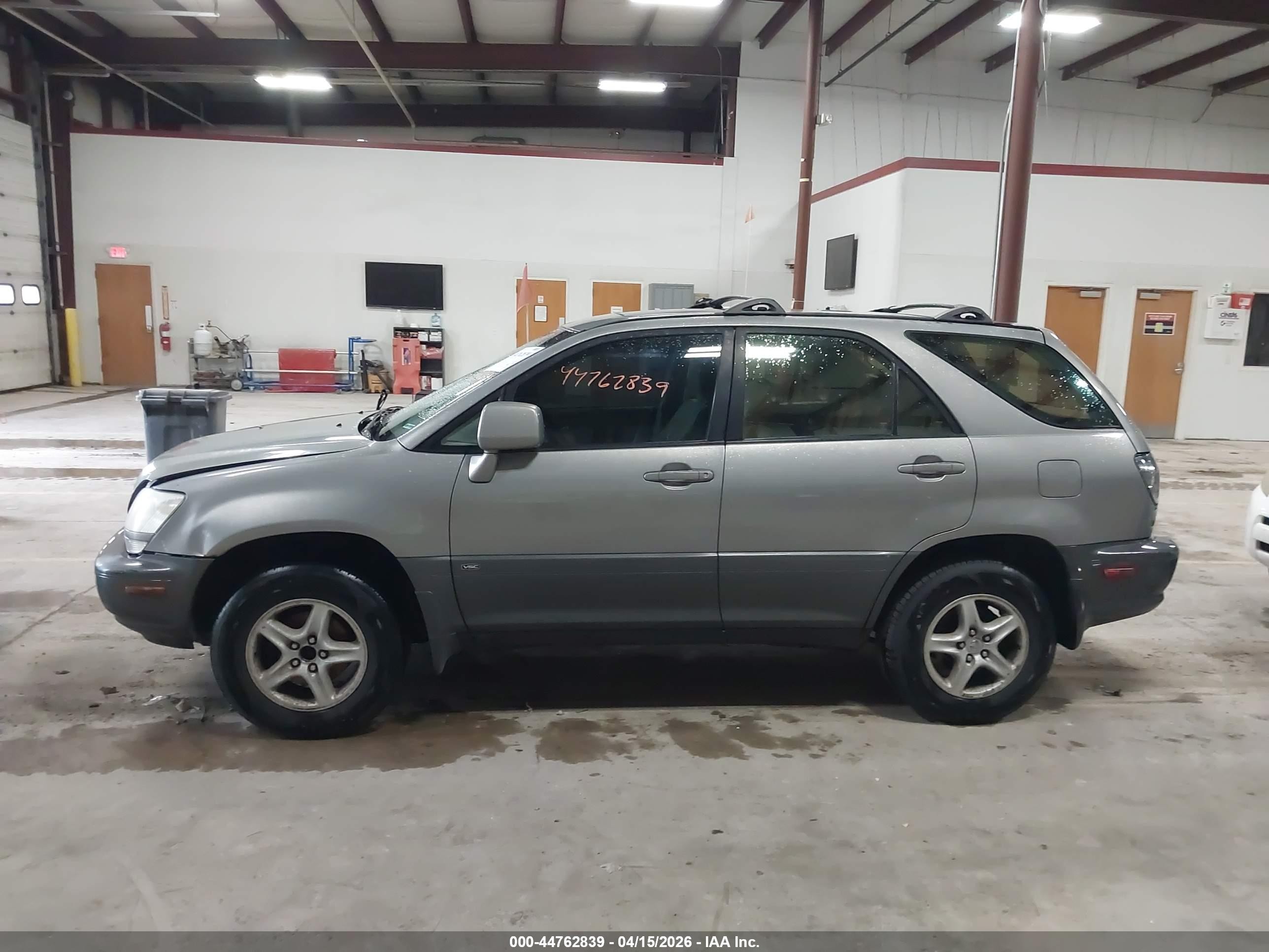 2001 Lexus Rx 300   Gray vin: JTJHF10U210233161