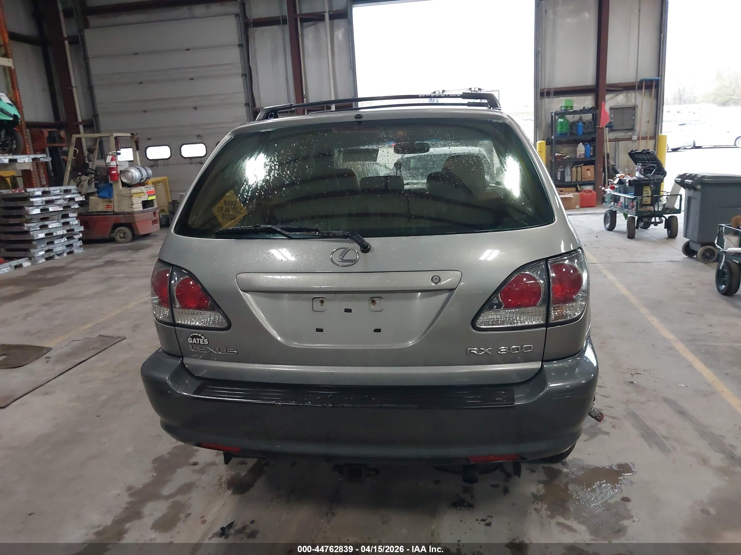 2001 Lexus Rx 300   Gray vin: JTJHF10U210233161
