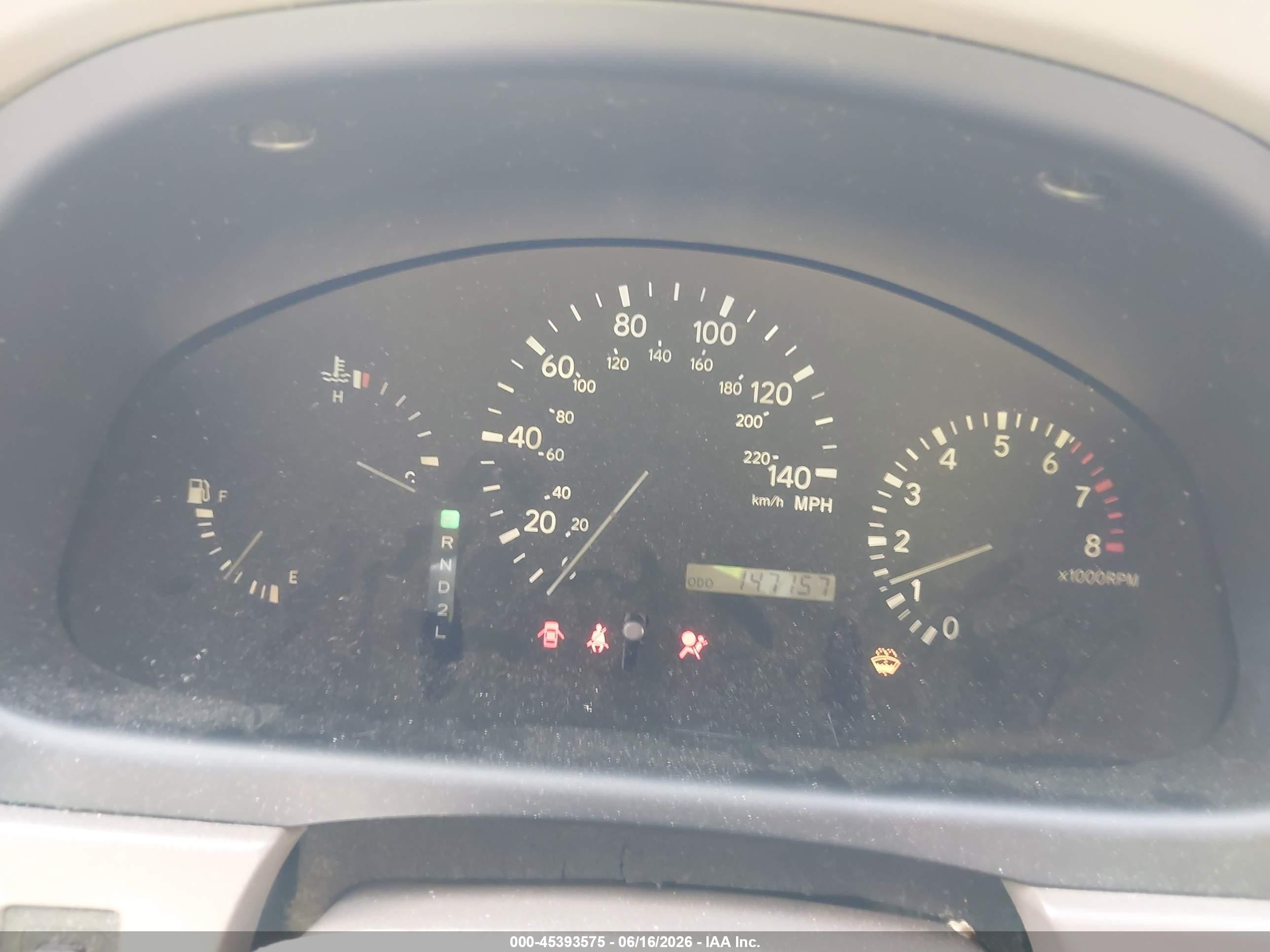 2003 Lexus Rx 300   Champagne vin: JTJHF10U230294013
