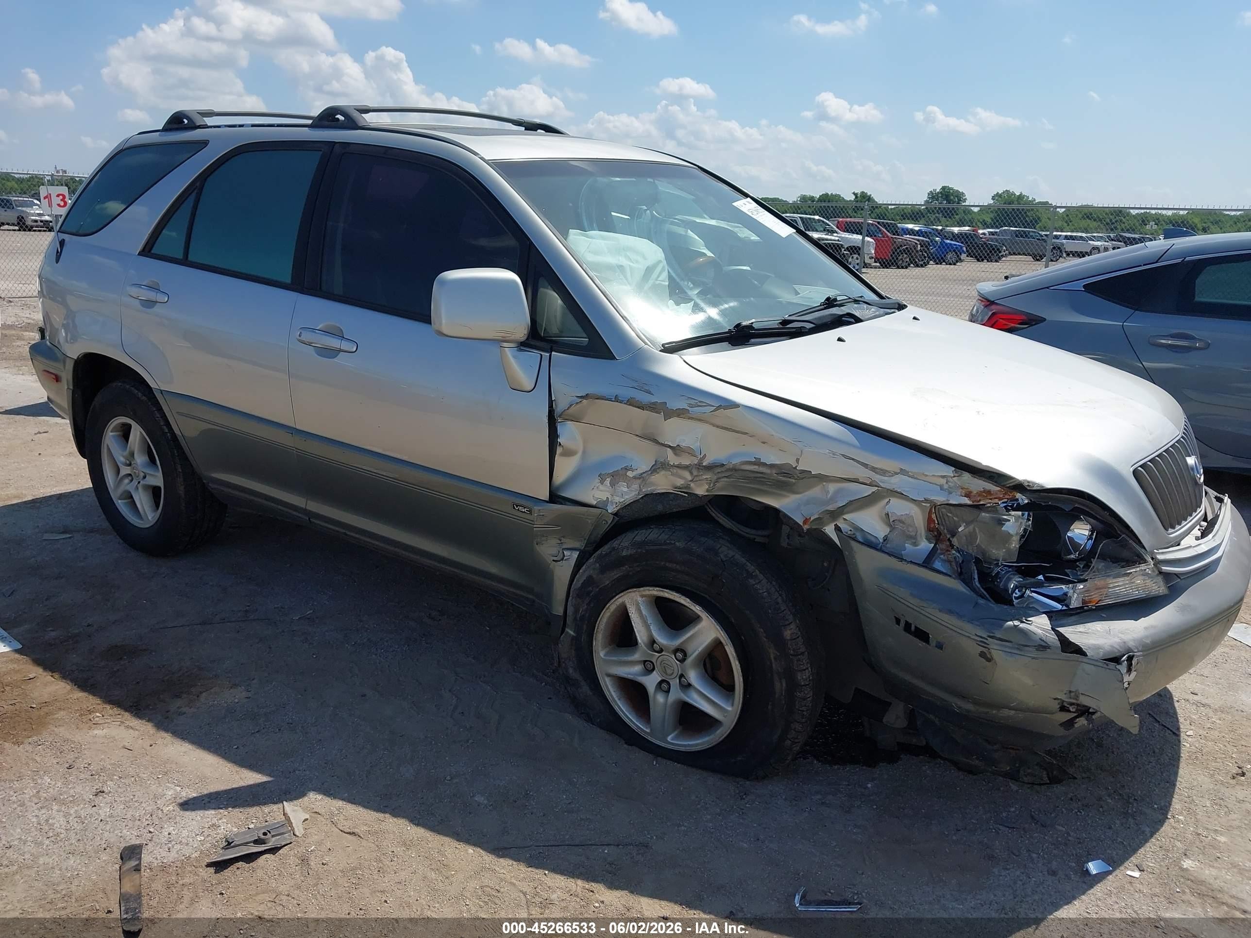 2003 Lexus Rx 300   Silver vin: JTJHF10U230301865