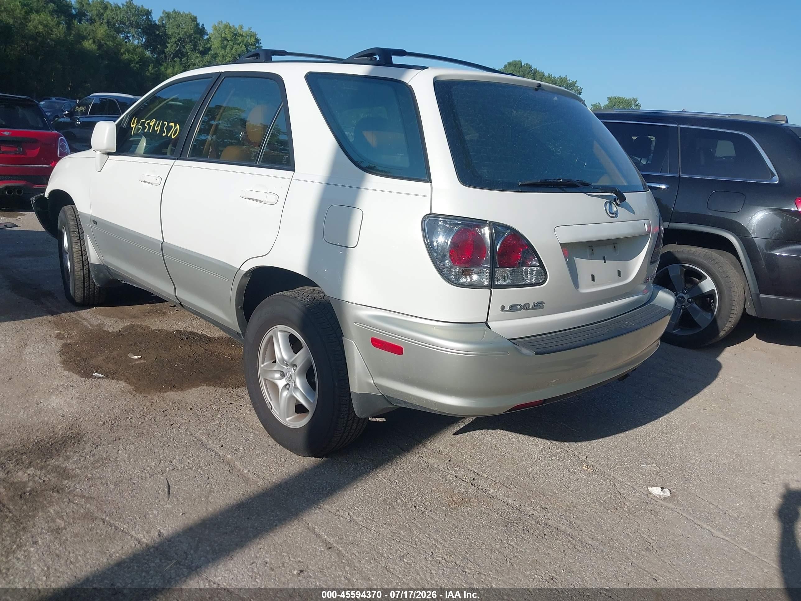 2003 Lexus Rx 300 White vin: JTJHF10U230314809