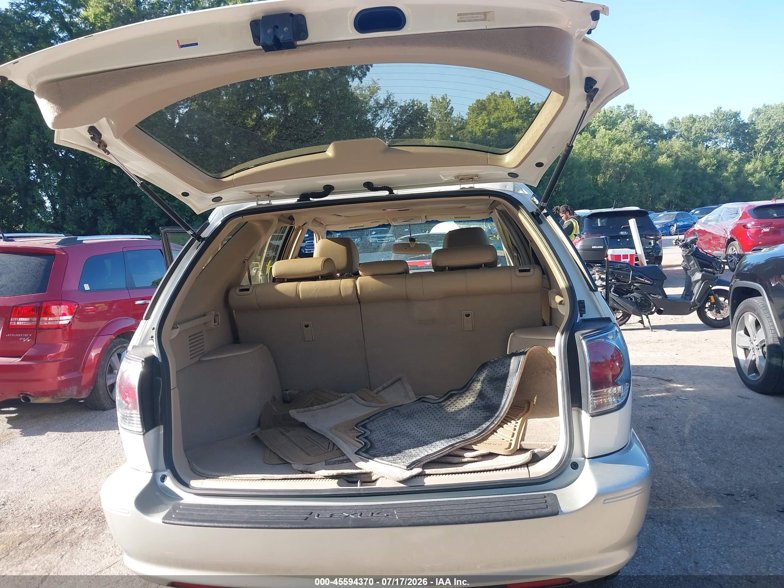 2003 Lexus Rx 300 White vin: JTJHF10U230314809