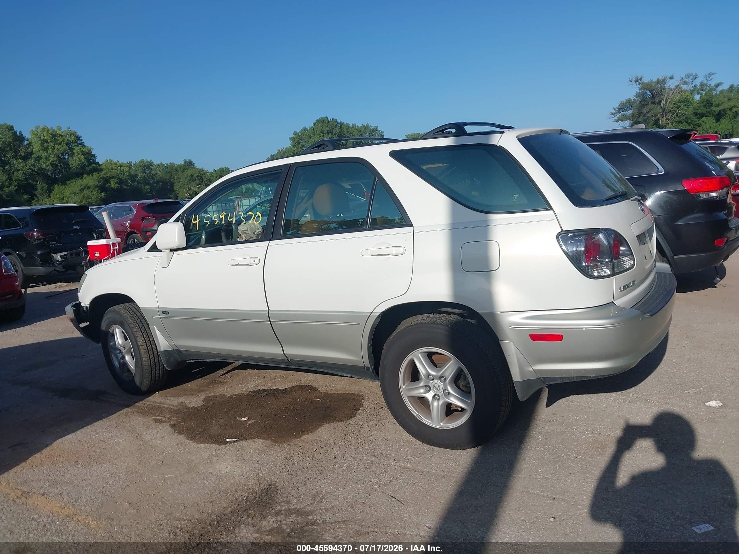 2003 Lexus Rx 300 White vin: JTJHF10U230314809