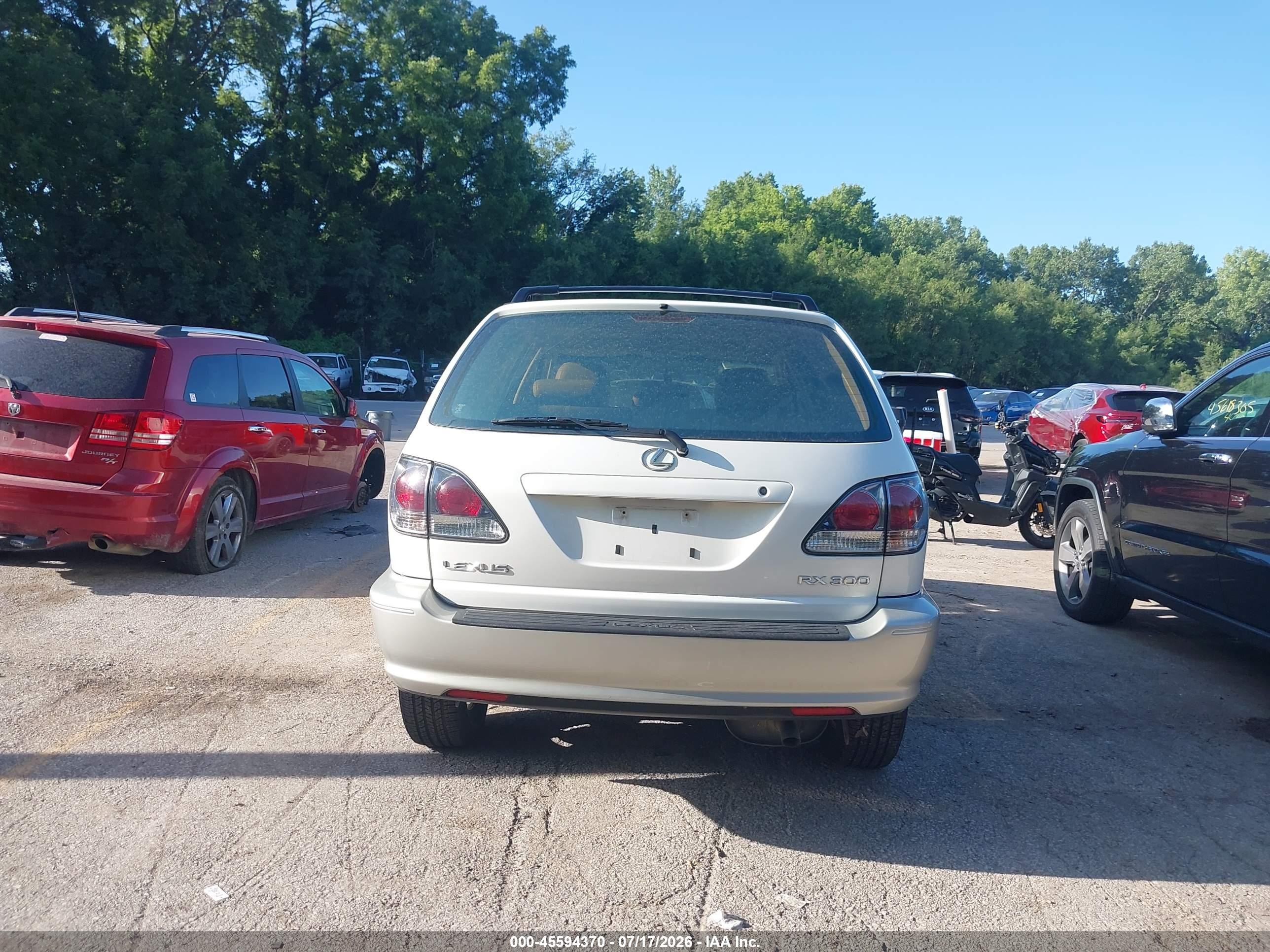 2003 Lexus Rx 300 White vin: JTJHF10U230314809