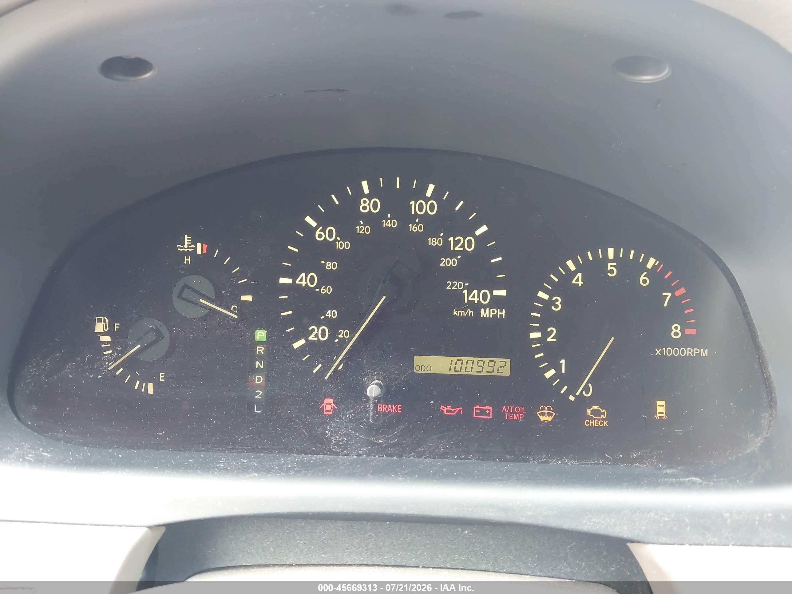 2001 Lexus Rx 300   Синий vin: JTJHF10U310213582