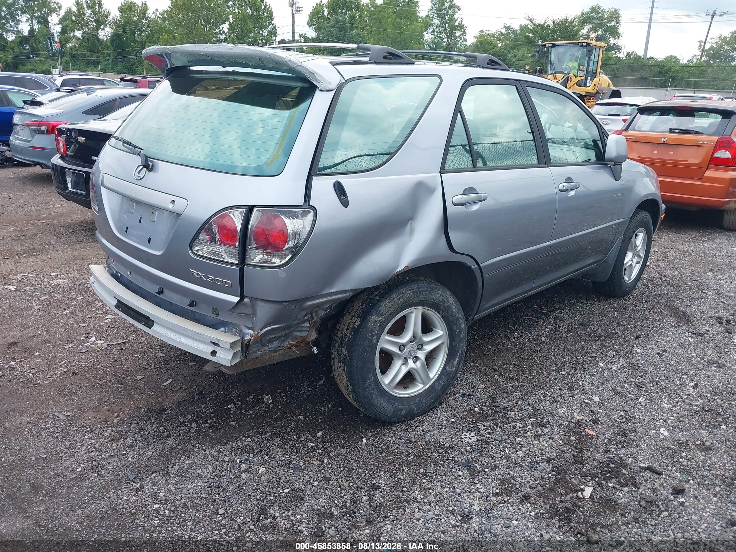 2001 Lexus Rx 300 Серебряный vin: JTJHF10U410181323