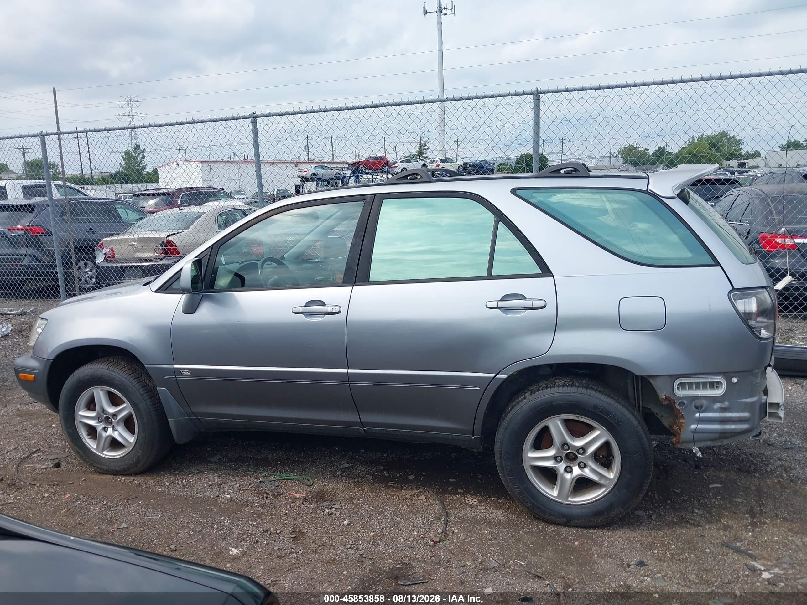 2001 Lexus Rx 300 Серебряный vin: JTJHF10U410181323