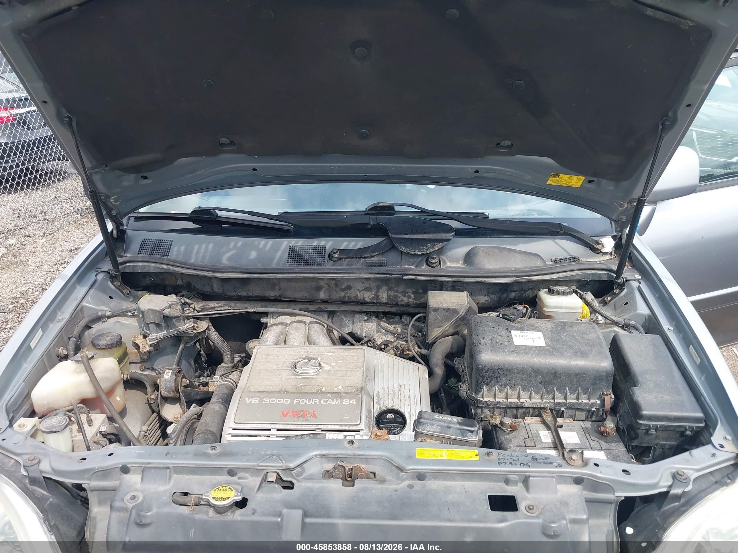 2001 Lexus Rx 300 Серебряный vin: JTJHF10U410181323