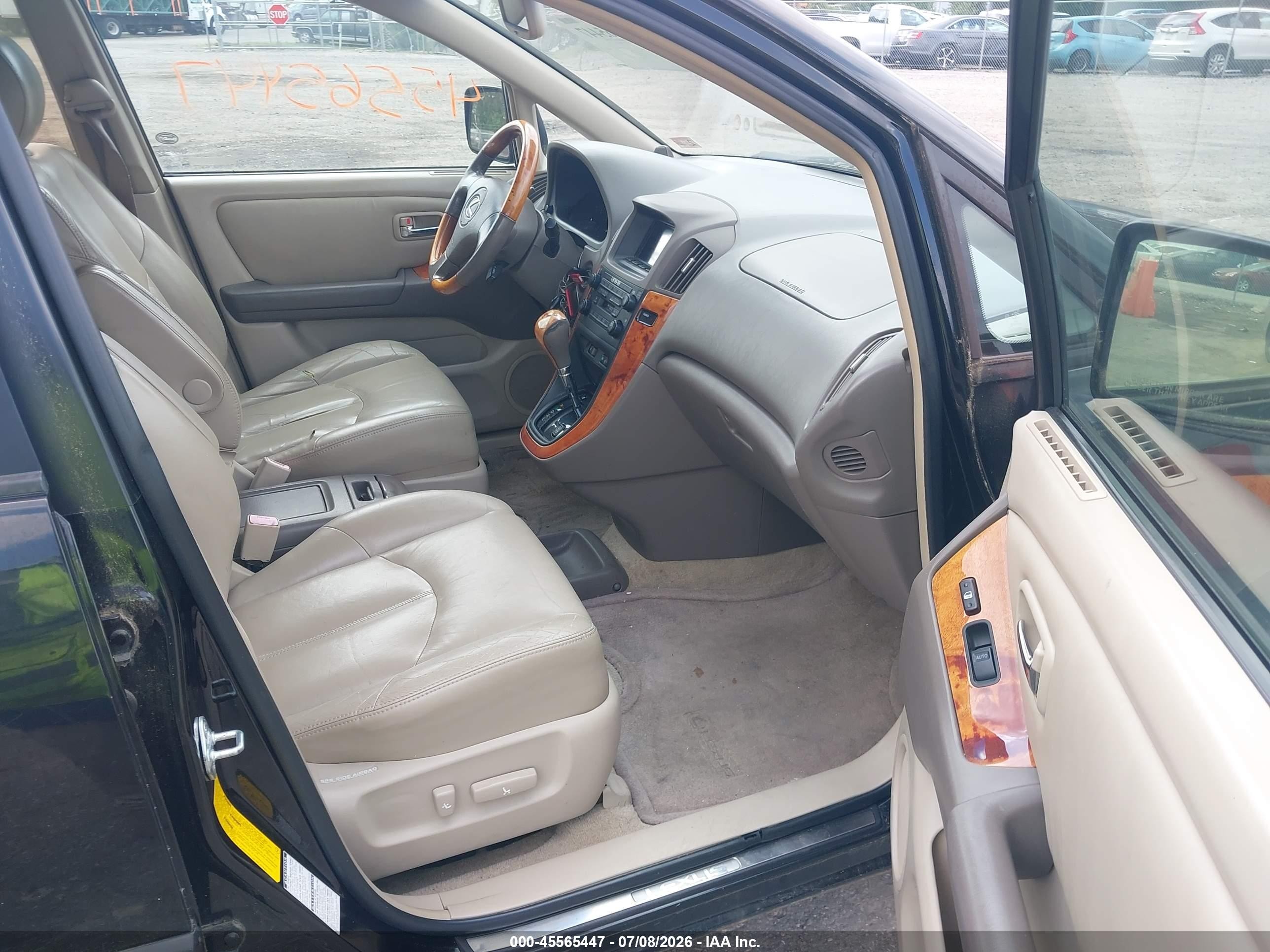 2001 Lexus Rx 300   Black vin: JTJHF10U410190362