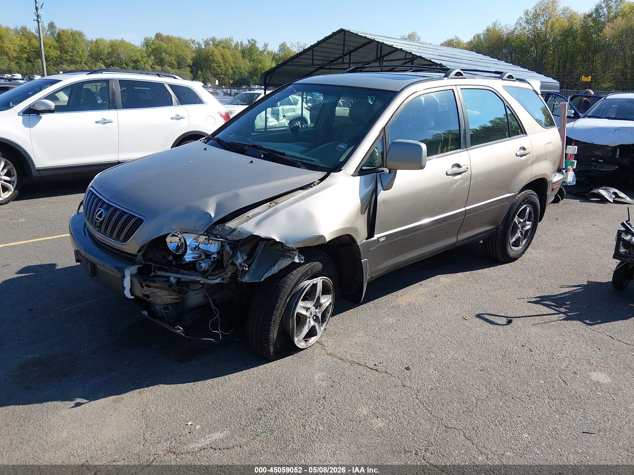 2002 Lexus Rx 300   Желто-коричневый vin: JTJHF10U420268883