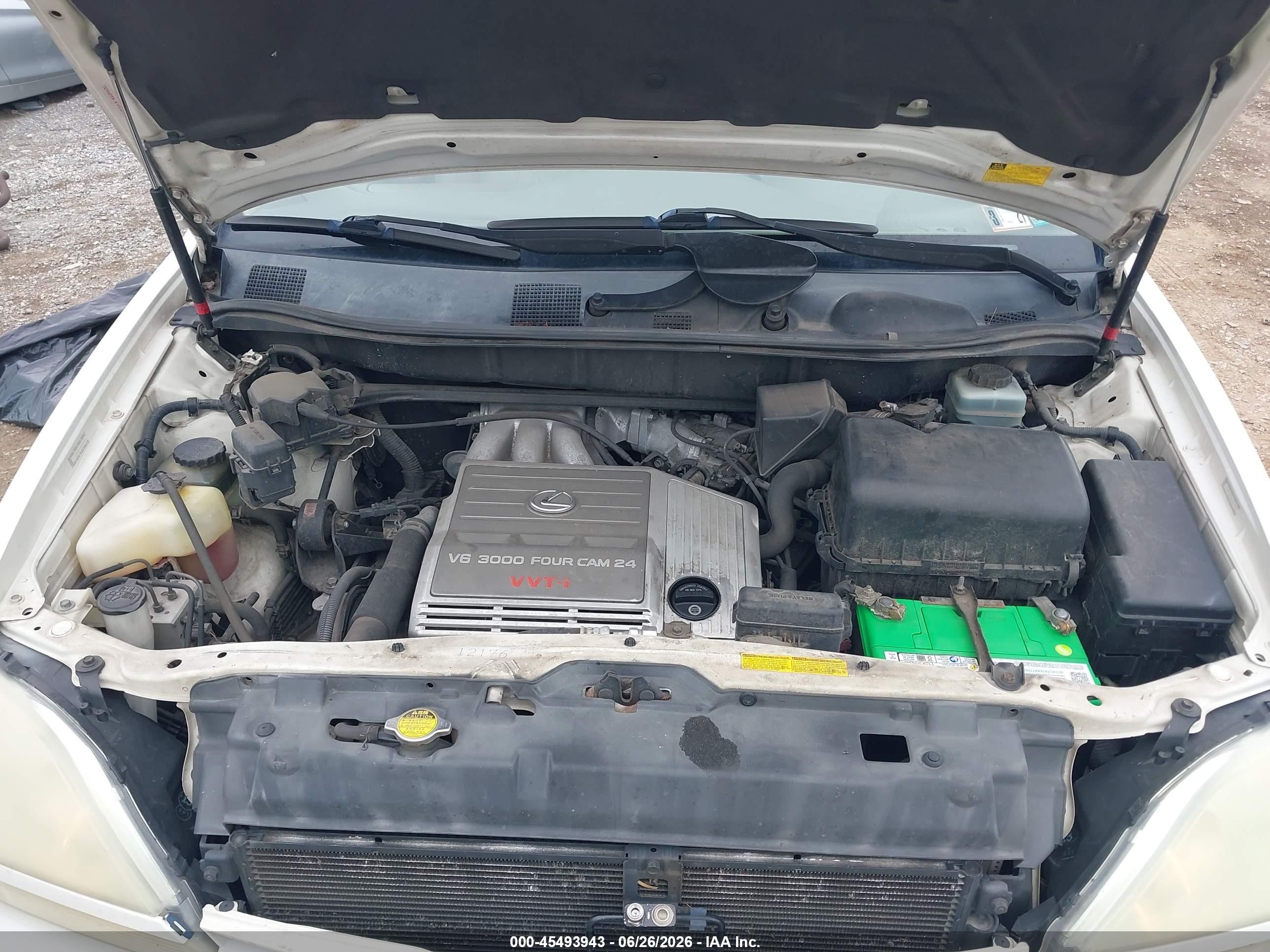 2003 Lexus Rx 300   Белый vin: JTJHF10U430299939