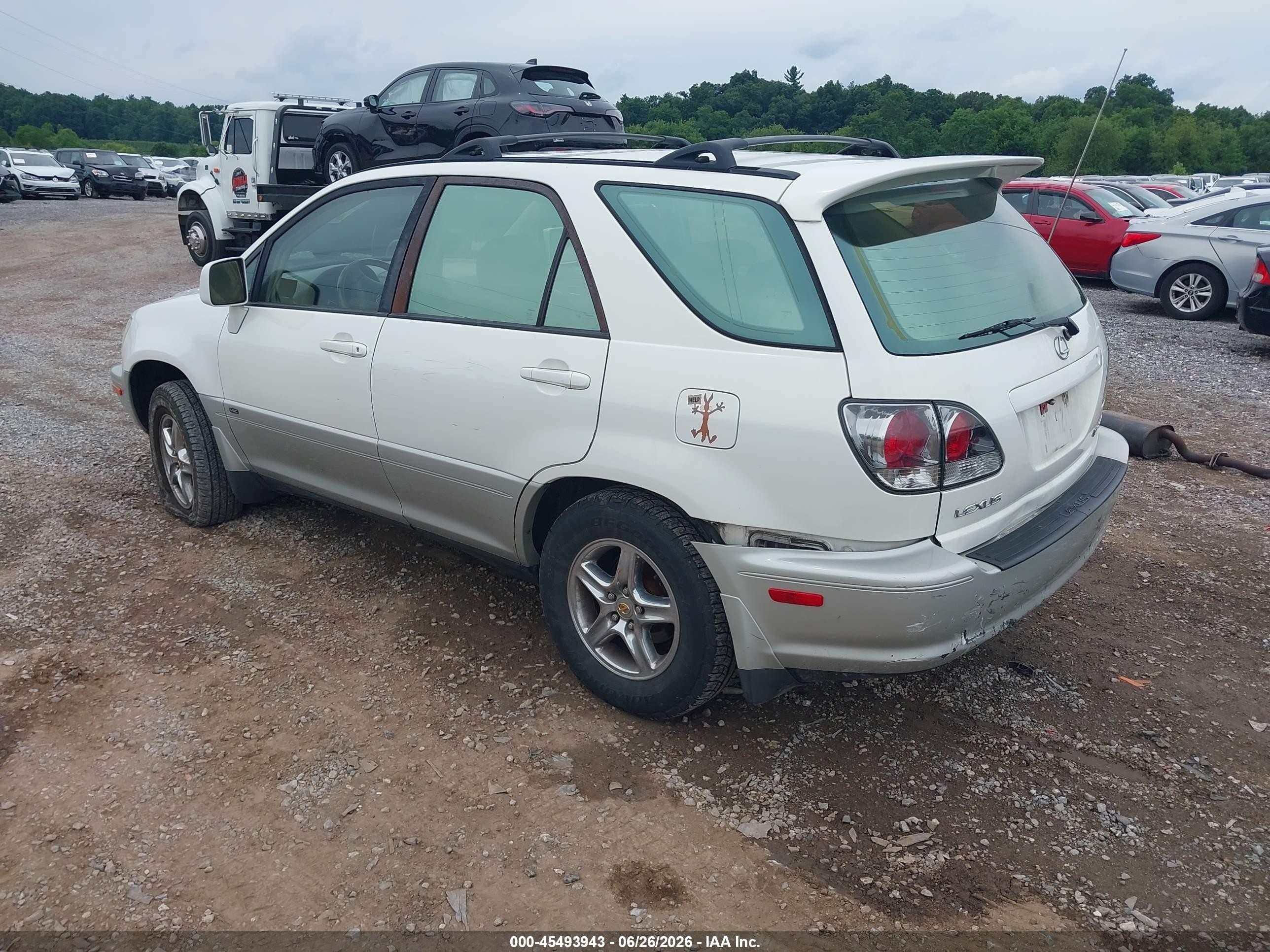 2003 Lexus Rx 300   Белый vin: JTJHF10U430299939