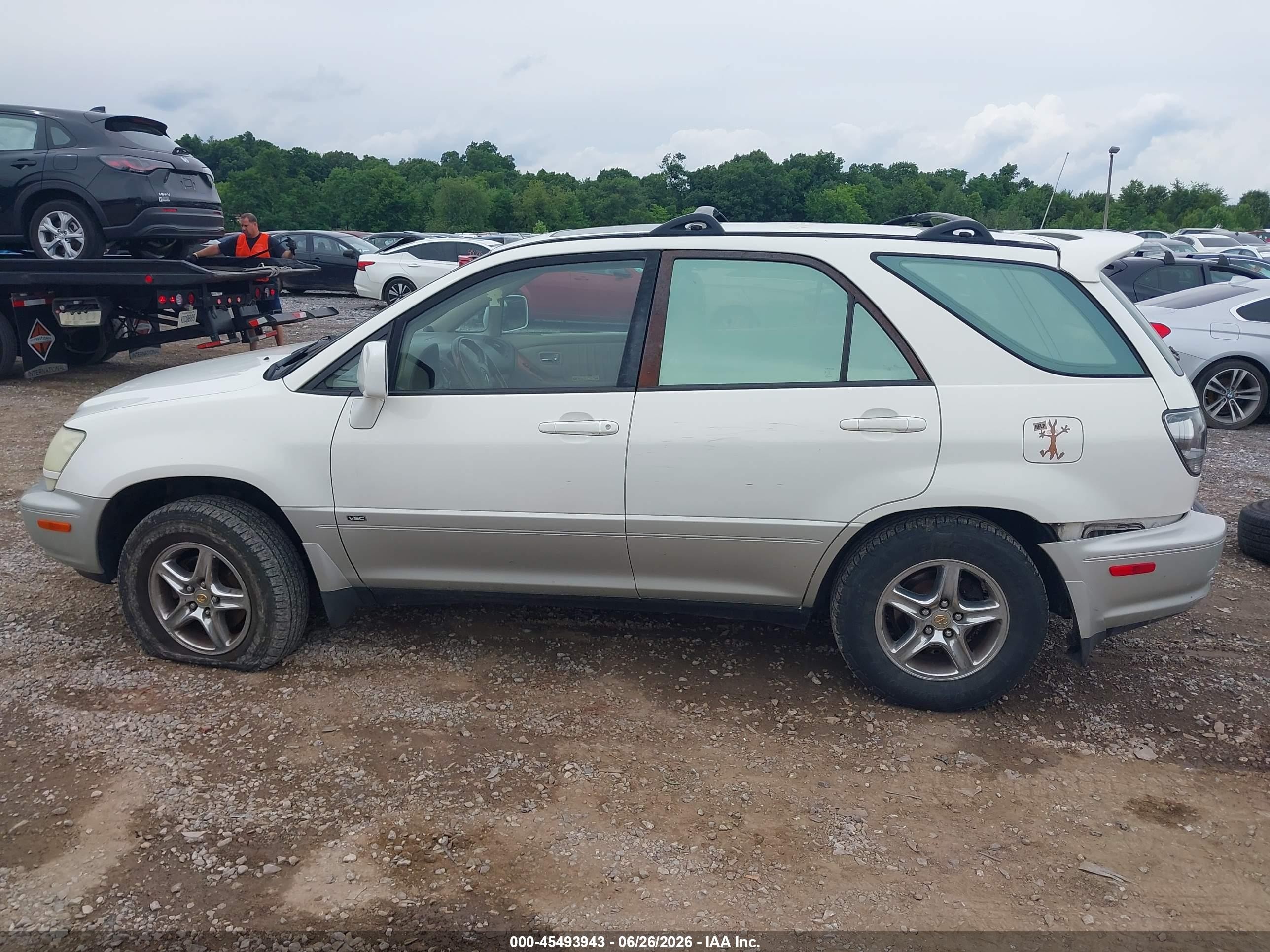 2003 Lexus Rx 300   Белый vin: JTJHF10U430299939