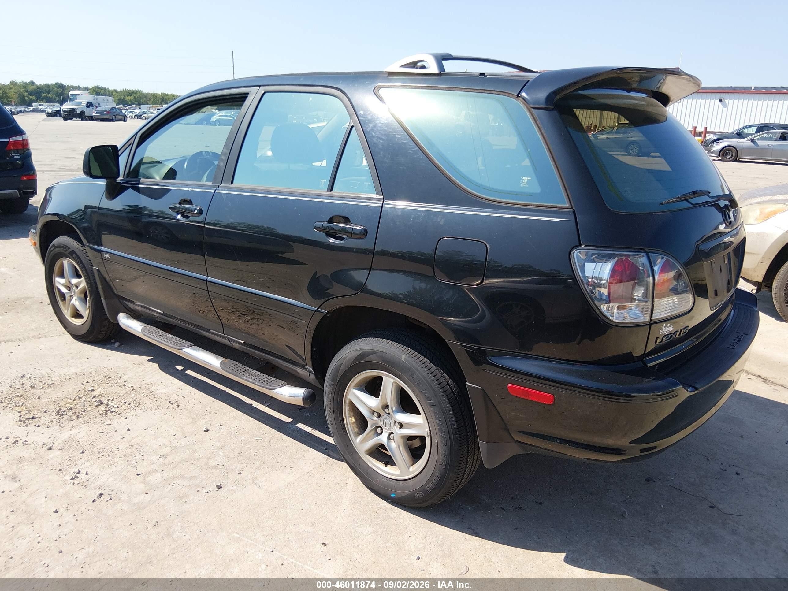 2001 Lexus Rx 300   Black vin: JTJHF10U510218749