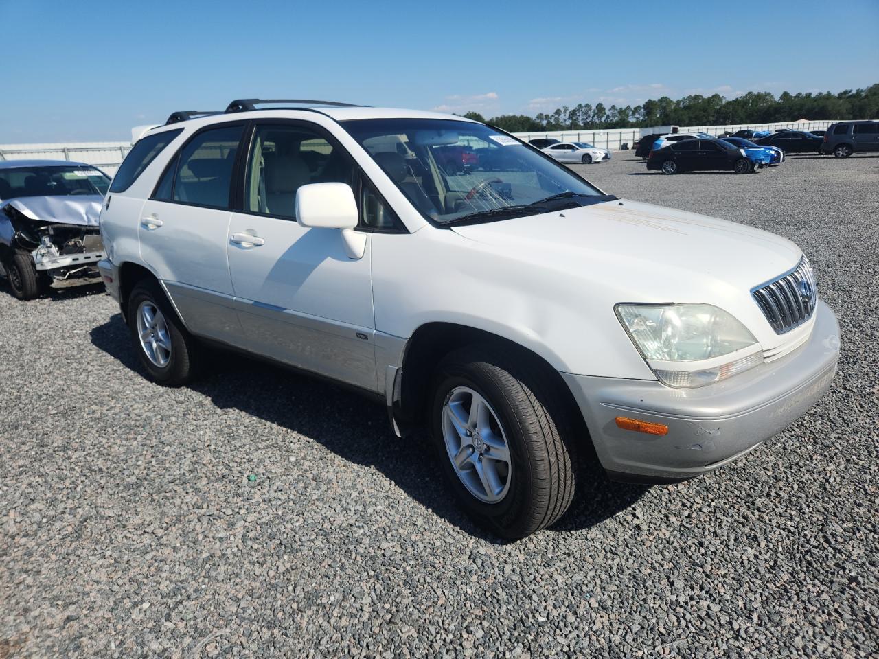 2002 Lexus Rx 300 White vin: JTJHF10U520254068